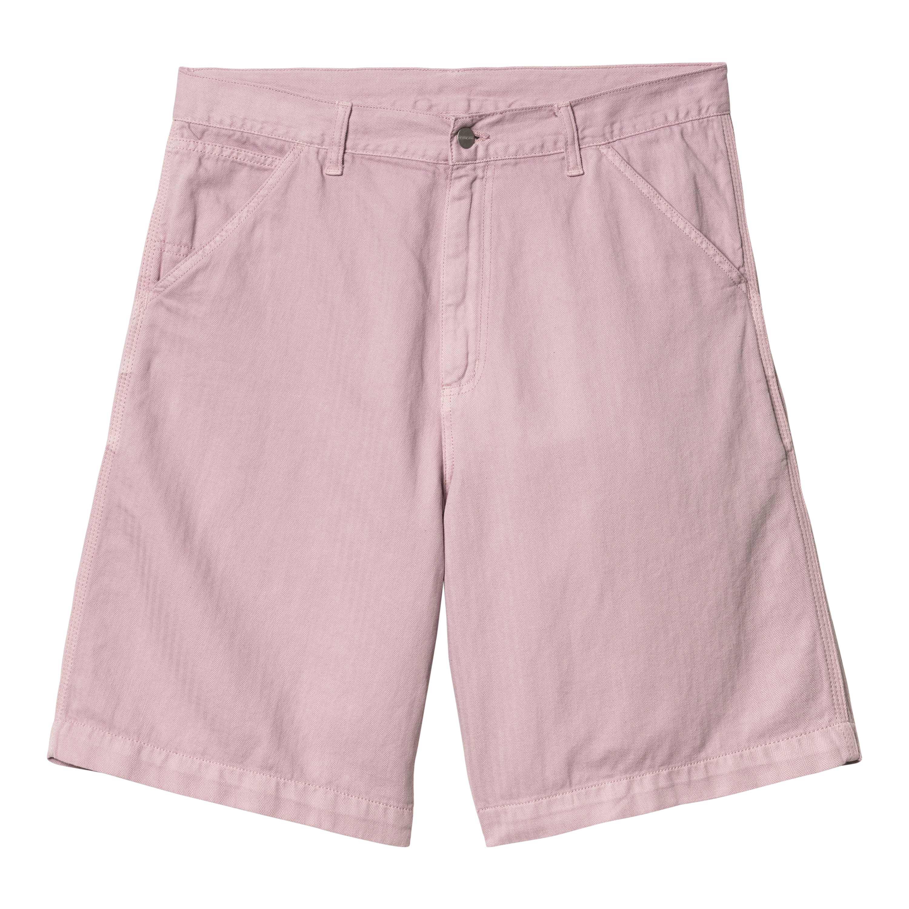 ハーフ・ショートパンツ CARHARTT WIP Cooper herringbone cotton and linen shorts Rosa Cooper herringbone cotton and linen shorts CARHARTT WIP