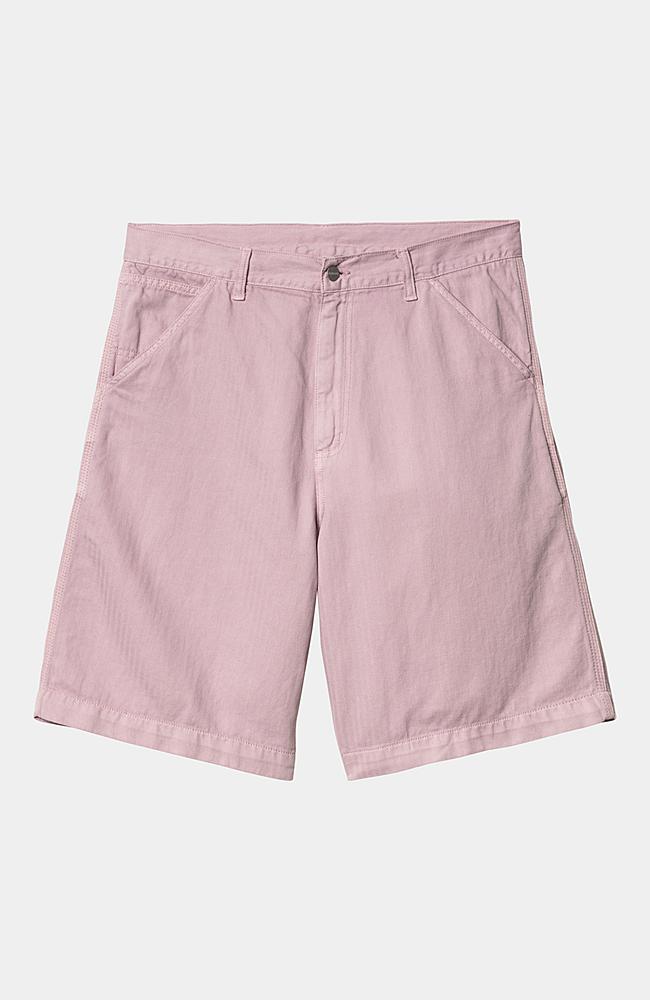 ハーフ・ショートパンツ CARHARTT WIP Cooper herringbone cotton and linen shorts Rosa Carhartt WIP Cooper Short, Hortensia | Official Online Store