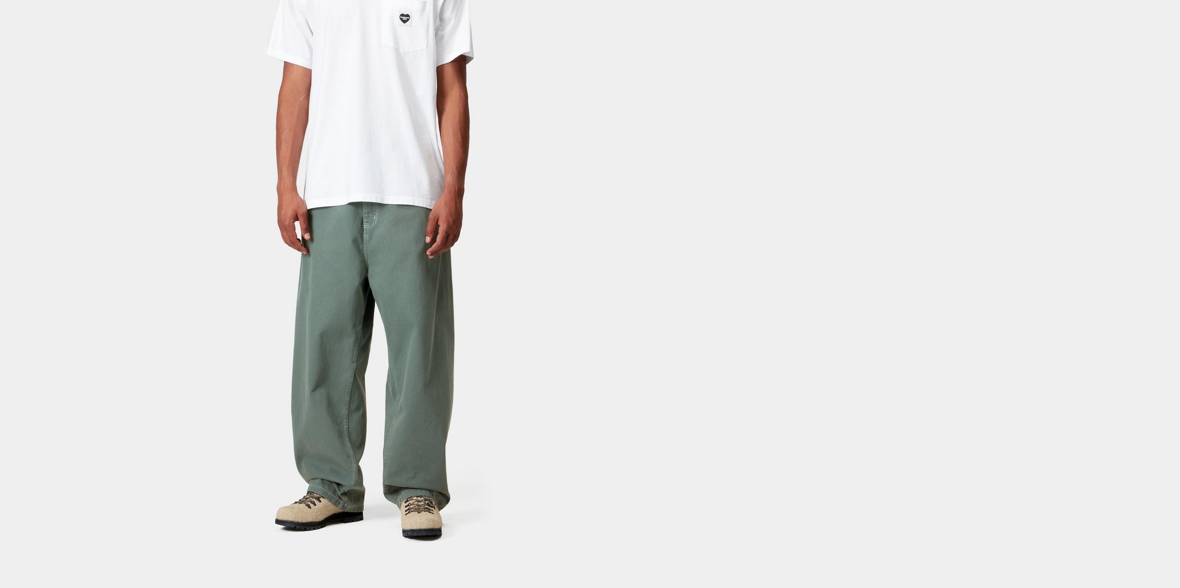 carhartt BRANDON PANT stone dyed Mサイズ Carhartt WIP Women's Brandon Pant - Twill | Silver Pine