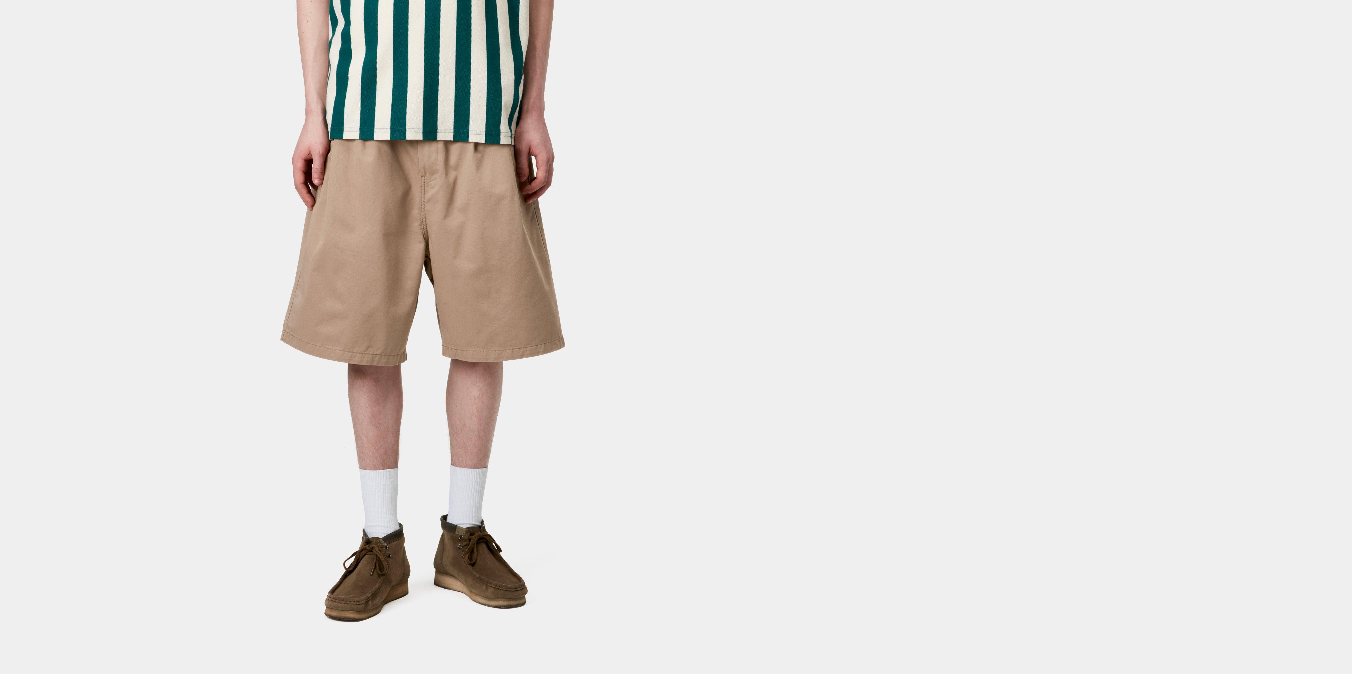 Carhartt WIP Marv Short Leather stone washed | beige | XS | Men
