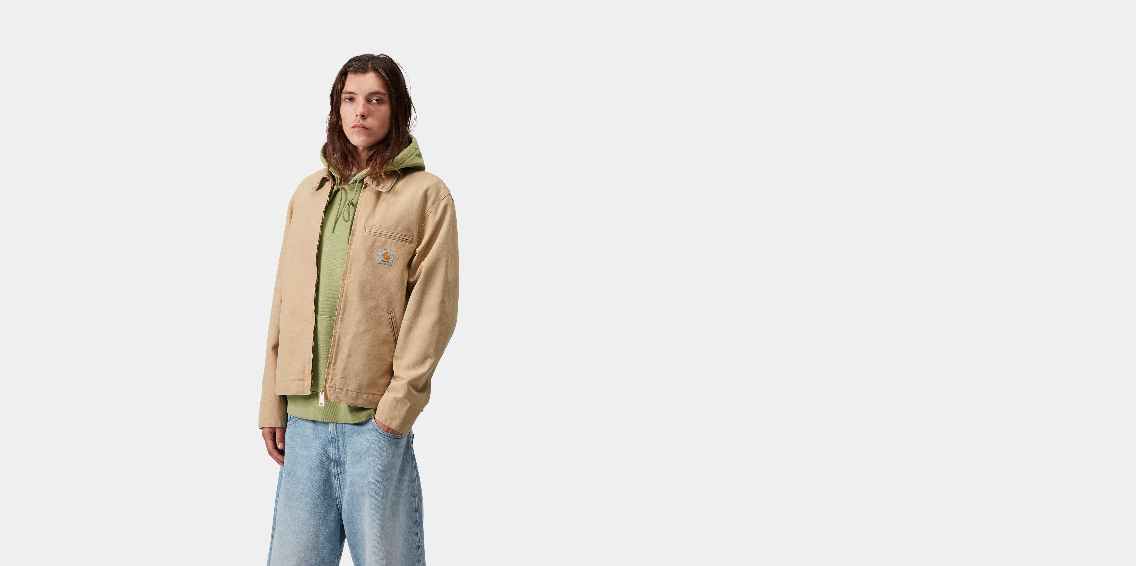 Carhartt WIP Detroit Jacket Dusty H Brown / Dusty H Brown stone canvas | XS | Men