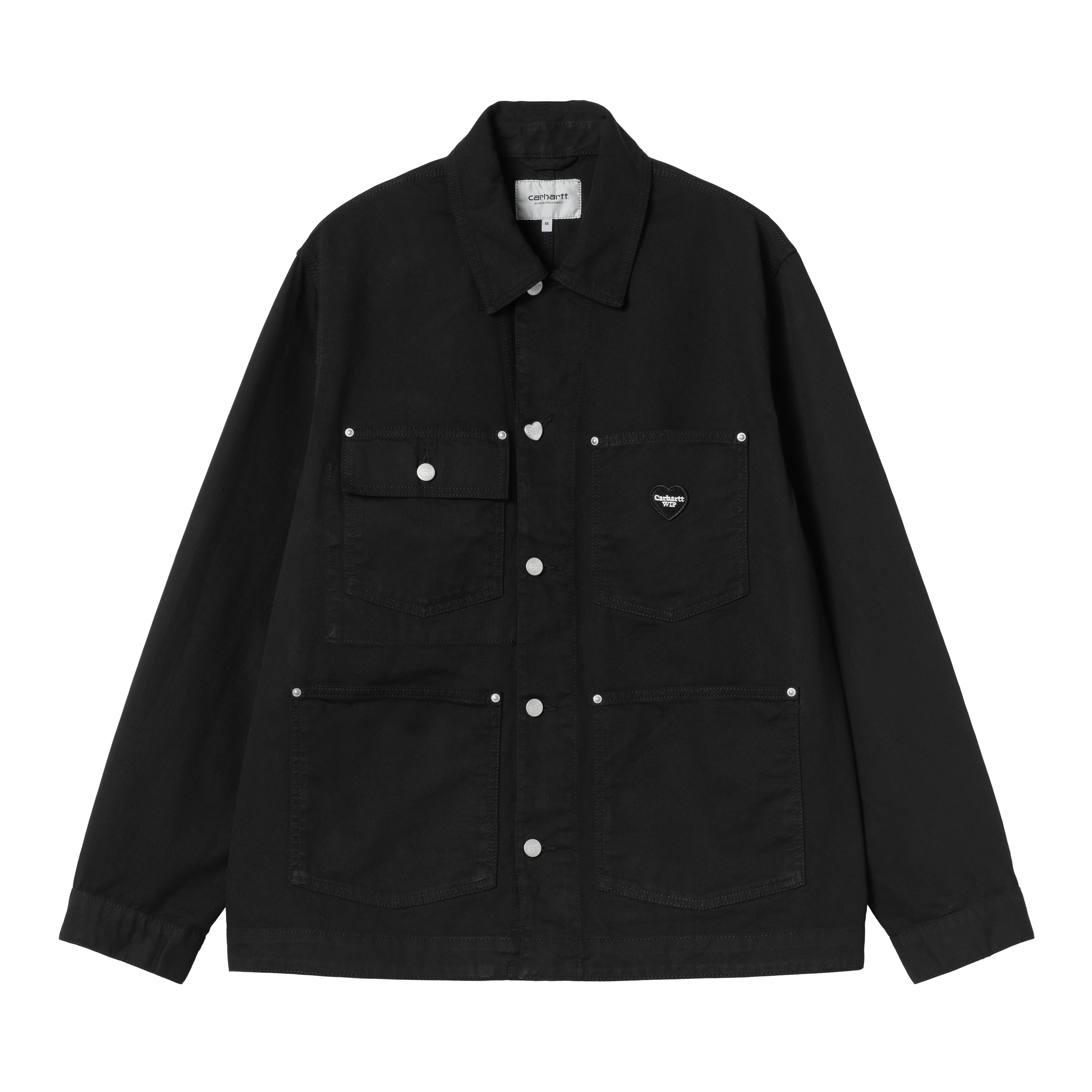 Carhartt WIP Drewe Chore Coat in Nero