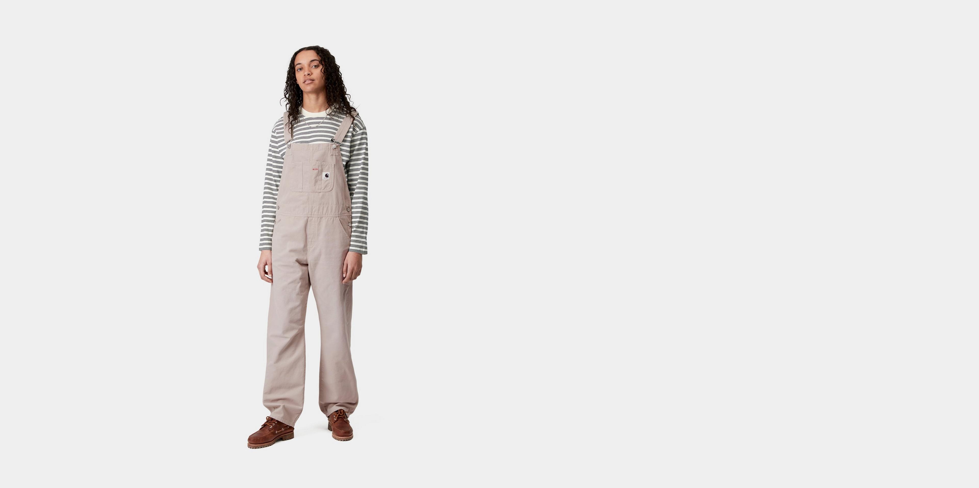 [希少]Carhartt ベージュ オーバーオール 135cm Carhartt WIP W' Bib Overall Straight, Dusky Beige | Official