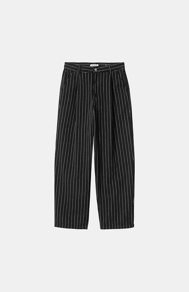 Carhartt WIP W' Hendry Pant, Seaton Stripe, Black / Wax Carhartt WIP W' Hendry Pant, Seaton Stripe, Black / Wax