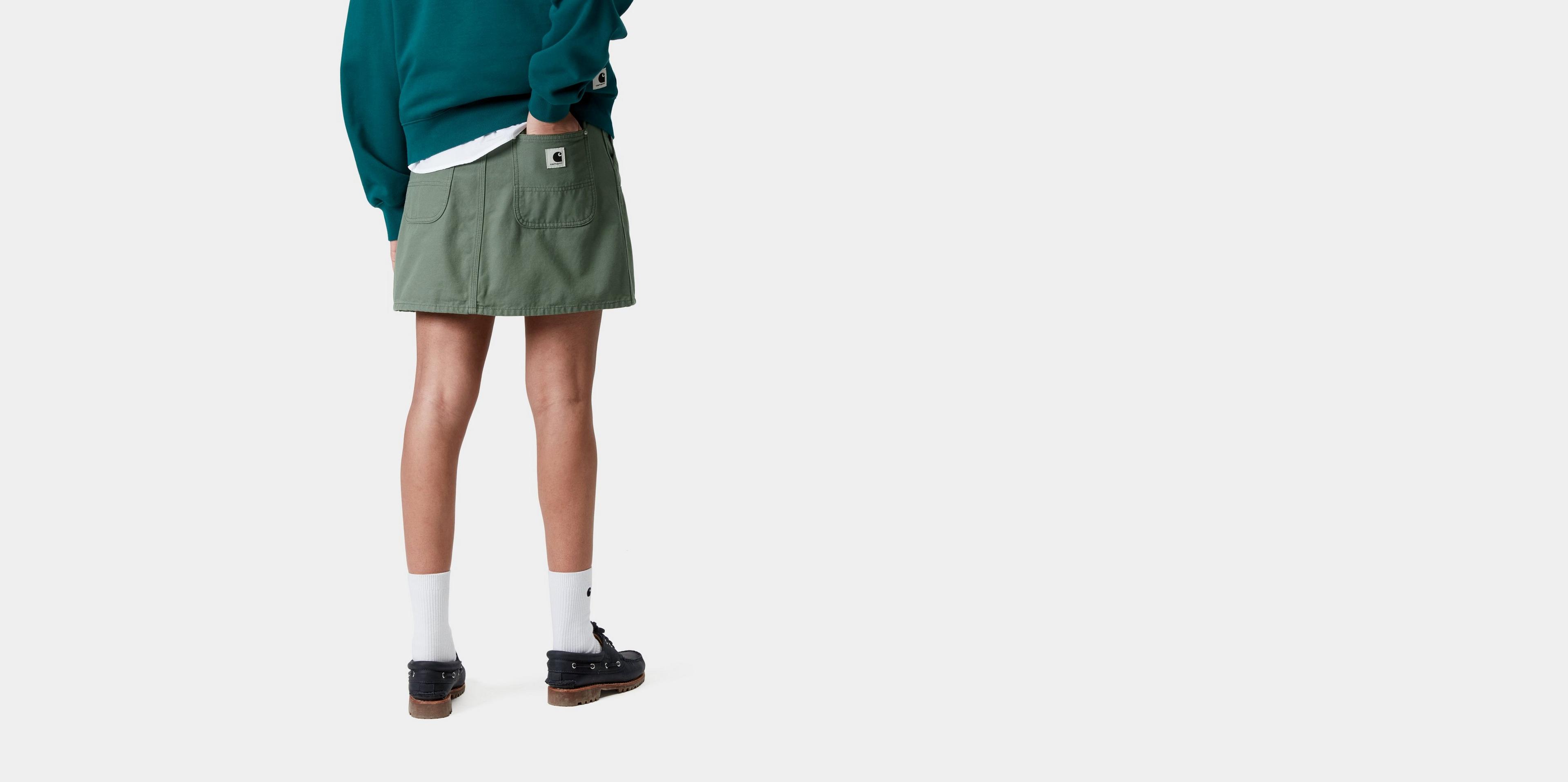 スカート CARHARTT WIP 'Maeve Double Knee' skirt Beige W' Maeve Double Knee Skirt Fleur De Sel