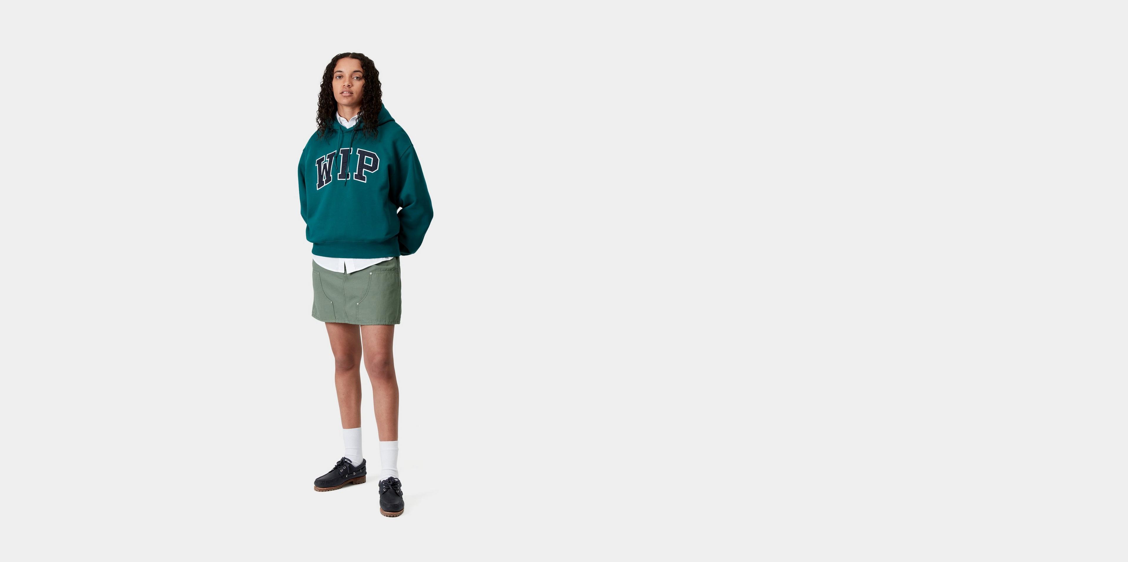 Carhartt WIP W' Maeve Double Knee Skirt, Park | Official