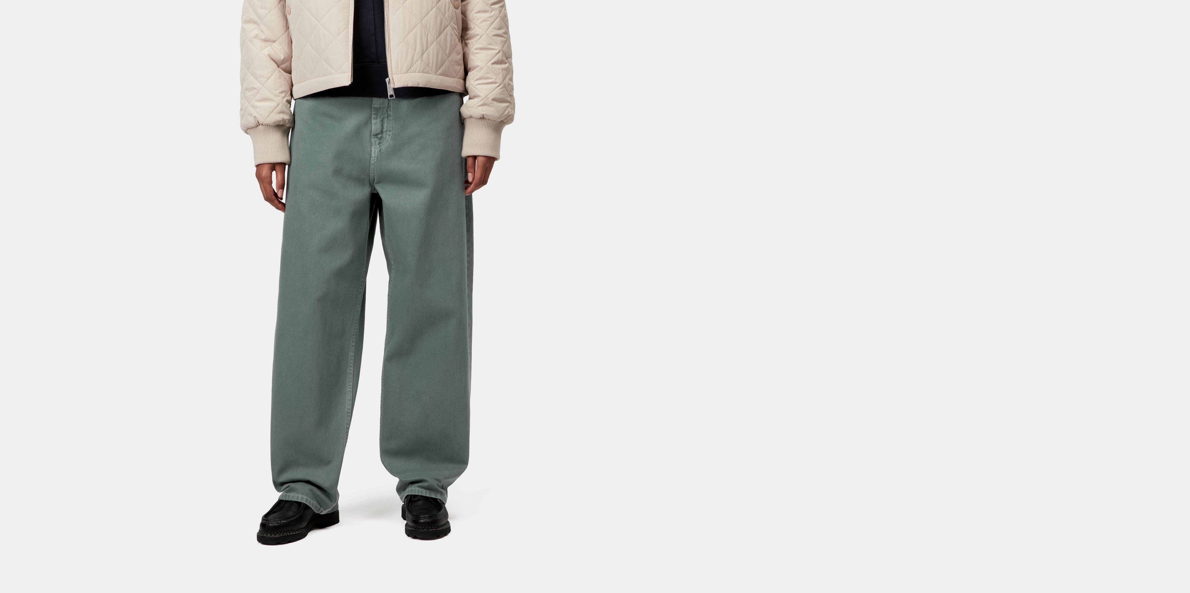 Carhartt WIP W' Brandon Pant Silver Pine stone dyed | green | S | Women