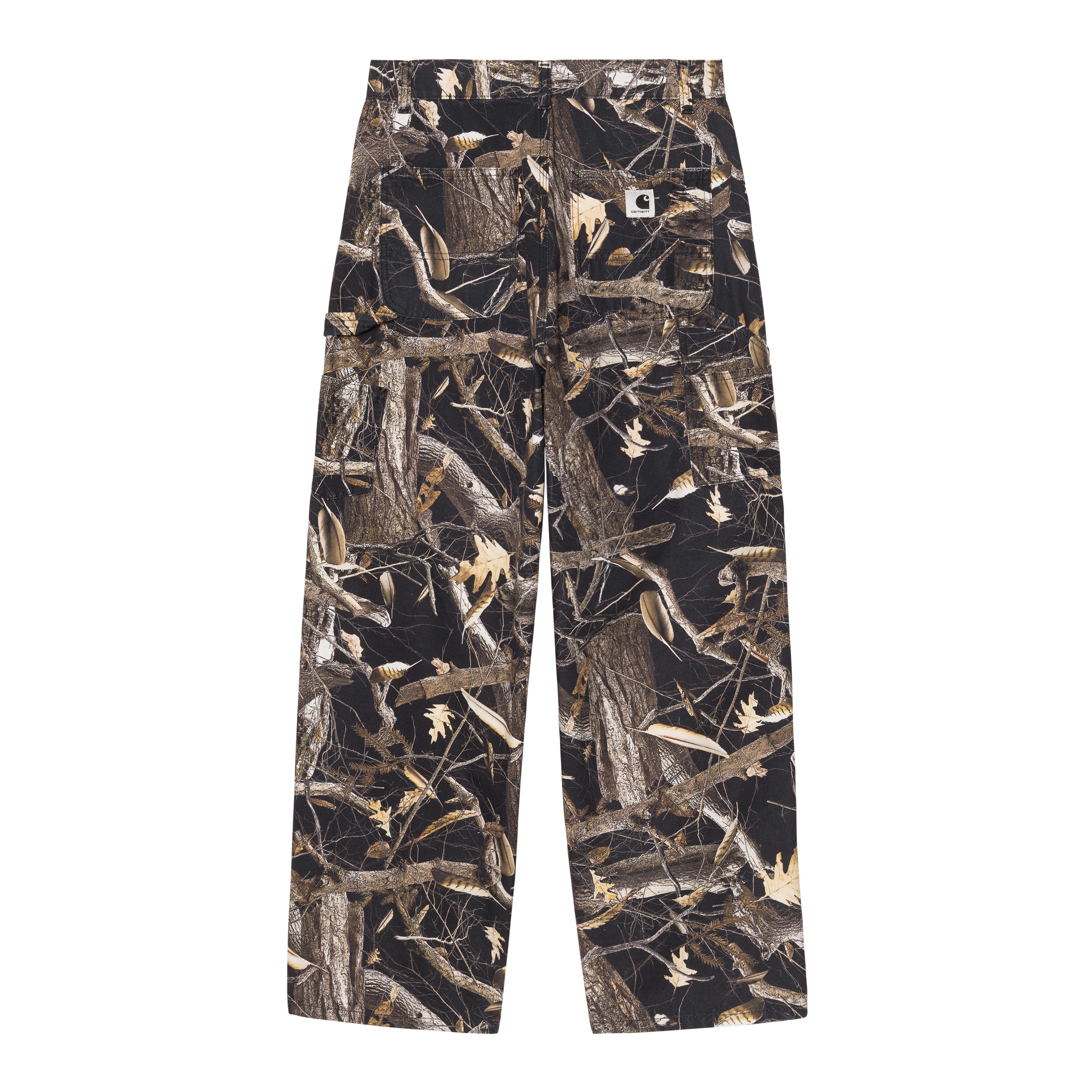 Carhartt WIP Women's Brandon Single Knee Pant, Camo Feather Tree
