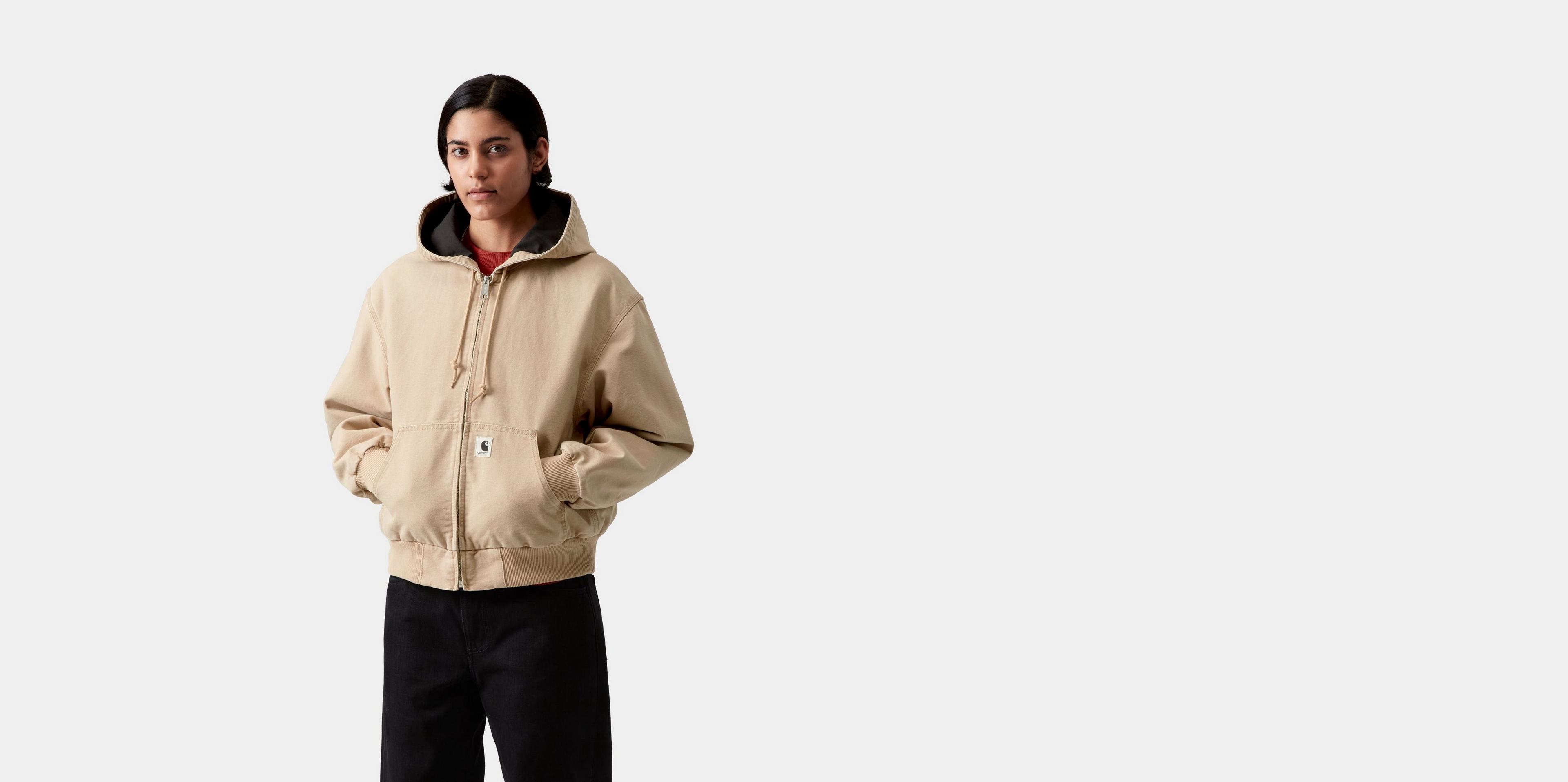 Carhartt WIP Women's OG Active Jacket, Dusty H Brown | Official