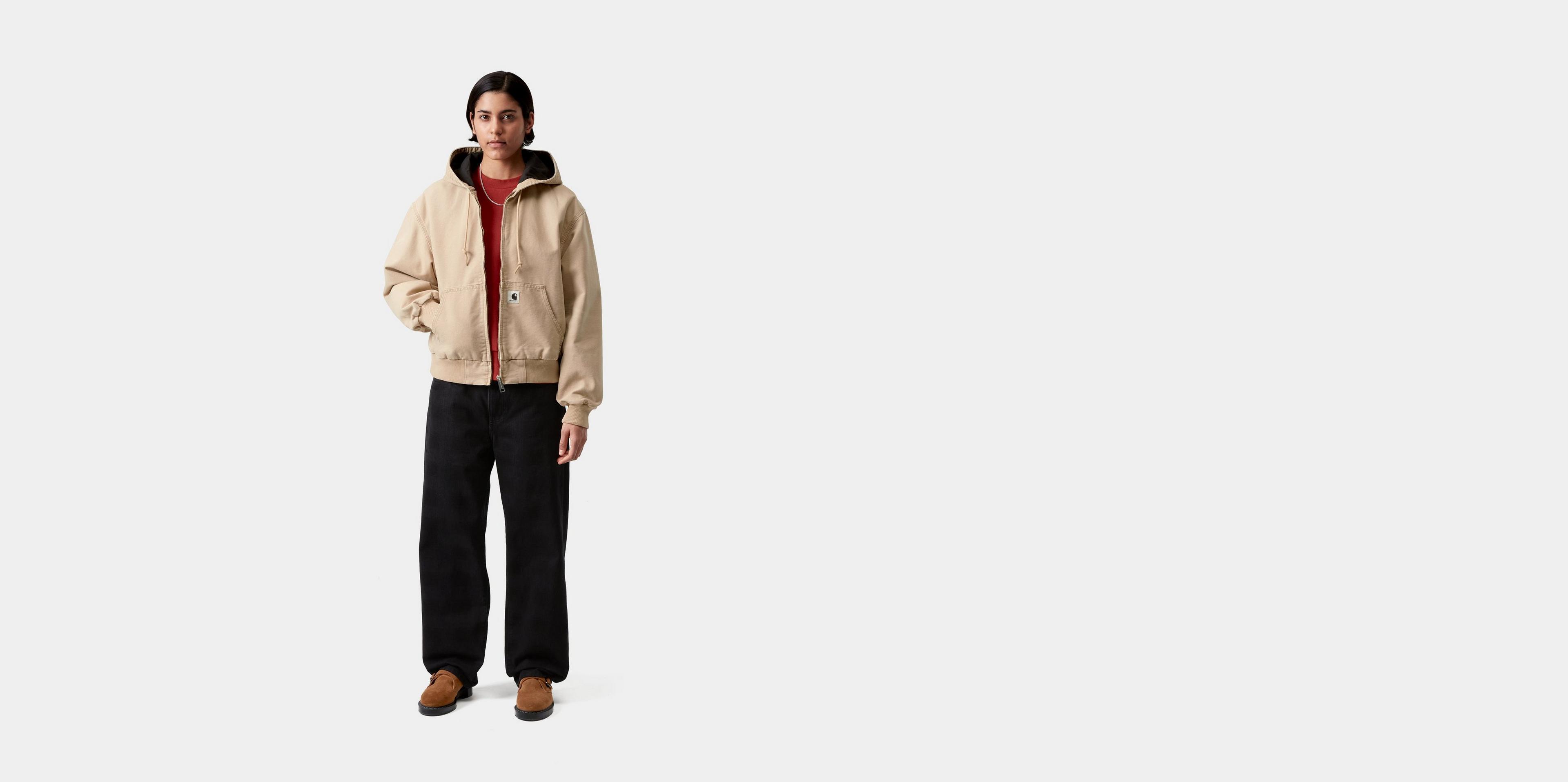 Carhartt WIP Women's OG Active Jacket, Dusty H Brown | Official