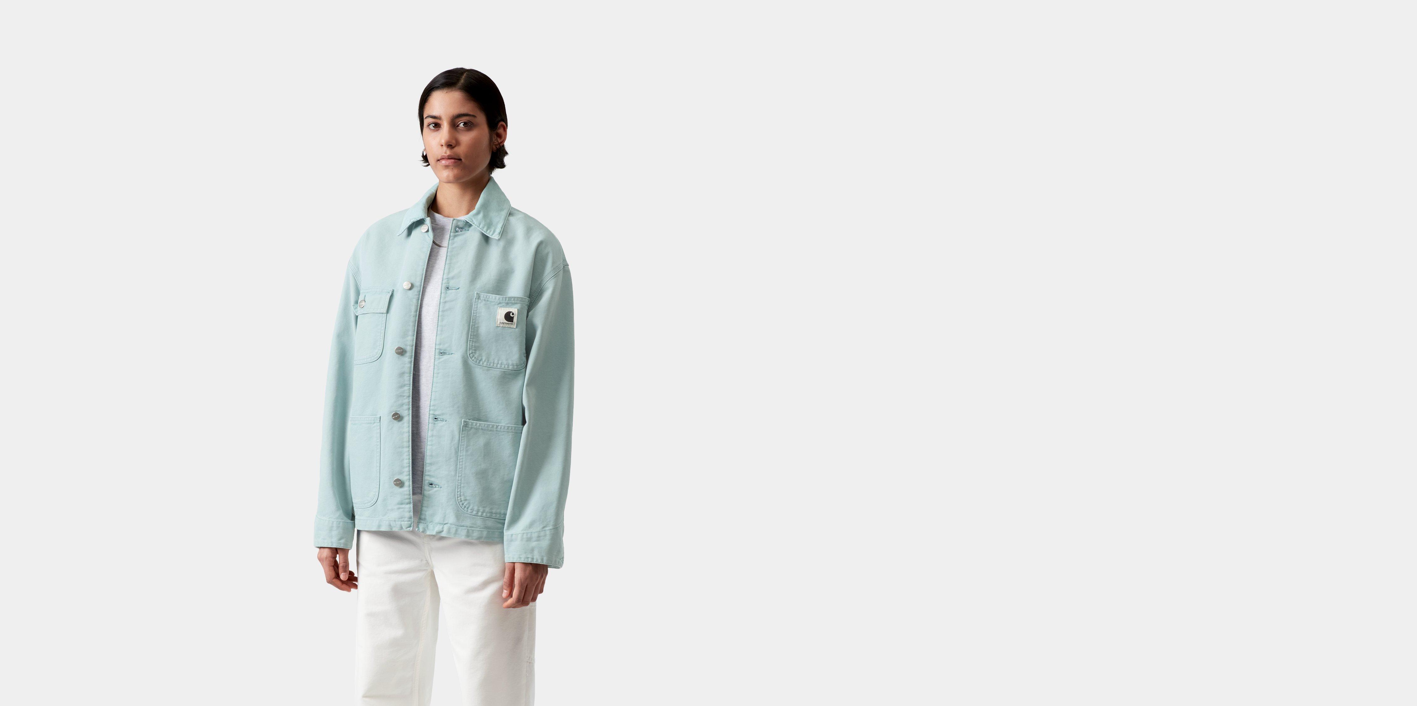 Carhartt WIP W' OG Michigan Coat Tourmaline / Tourmaline stone canvas | blue | XS | Women