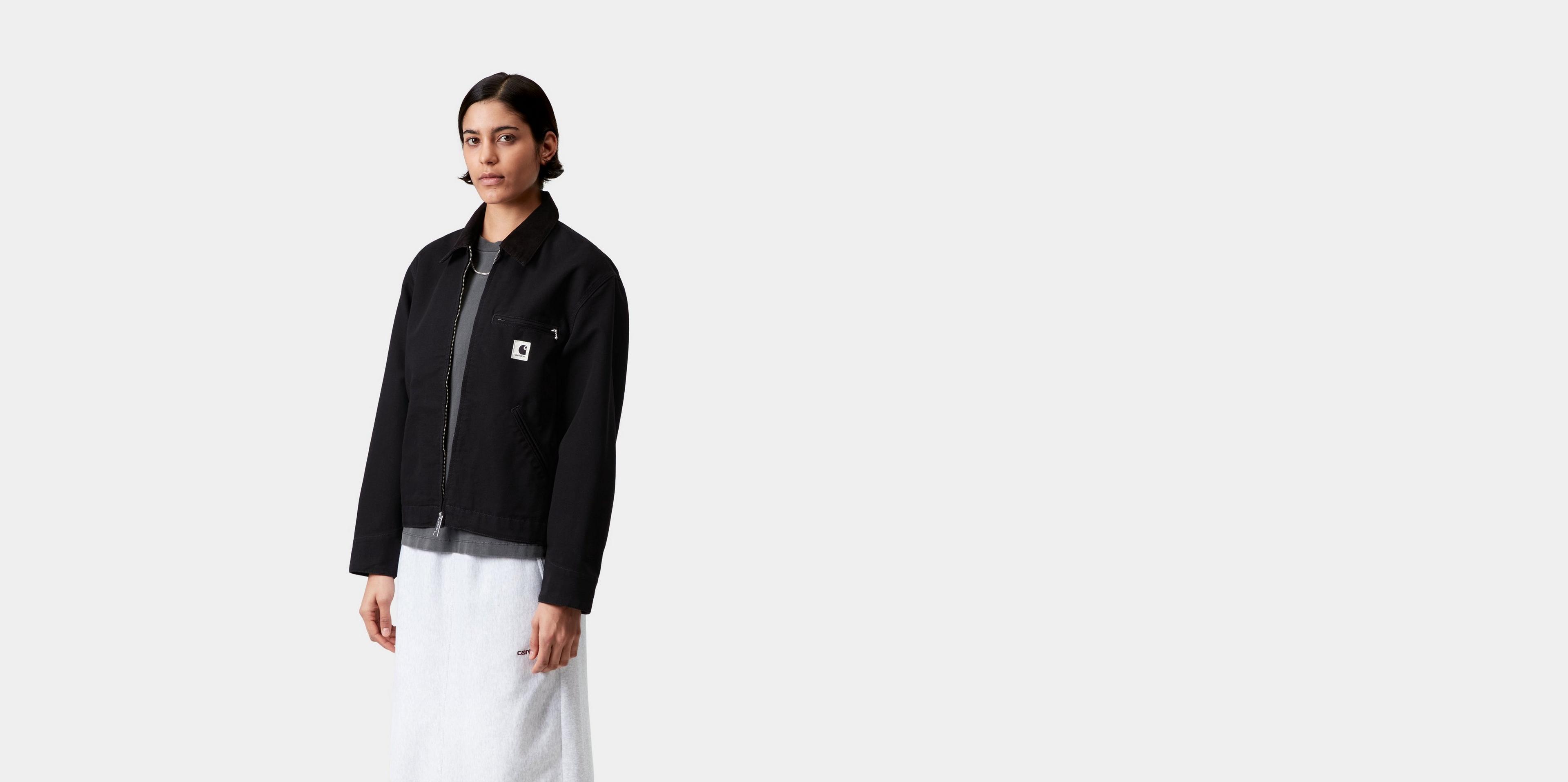 Carhartt WIP Women's OG Detroit Jacket, Black / Black | Official