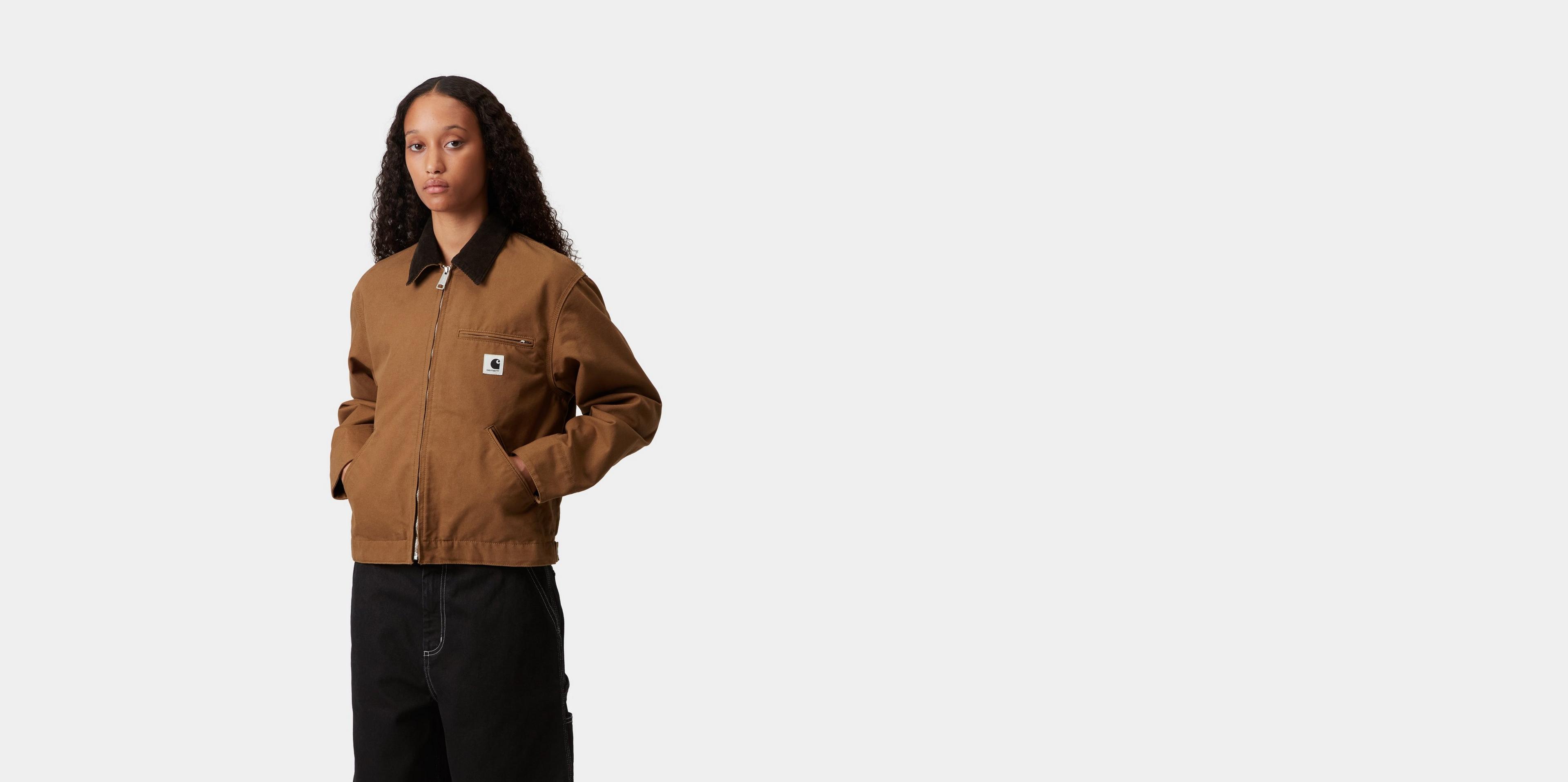 Carhartt WIP Women's OG Detroit Jacket, Hamilton Brown / Tobacco