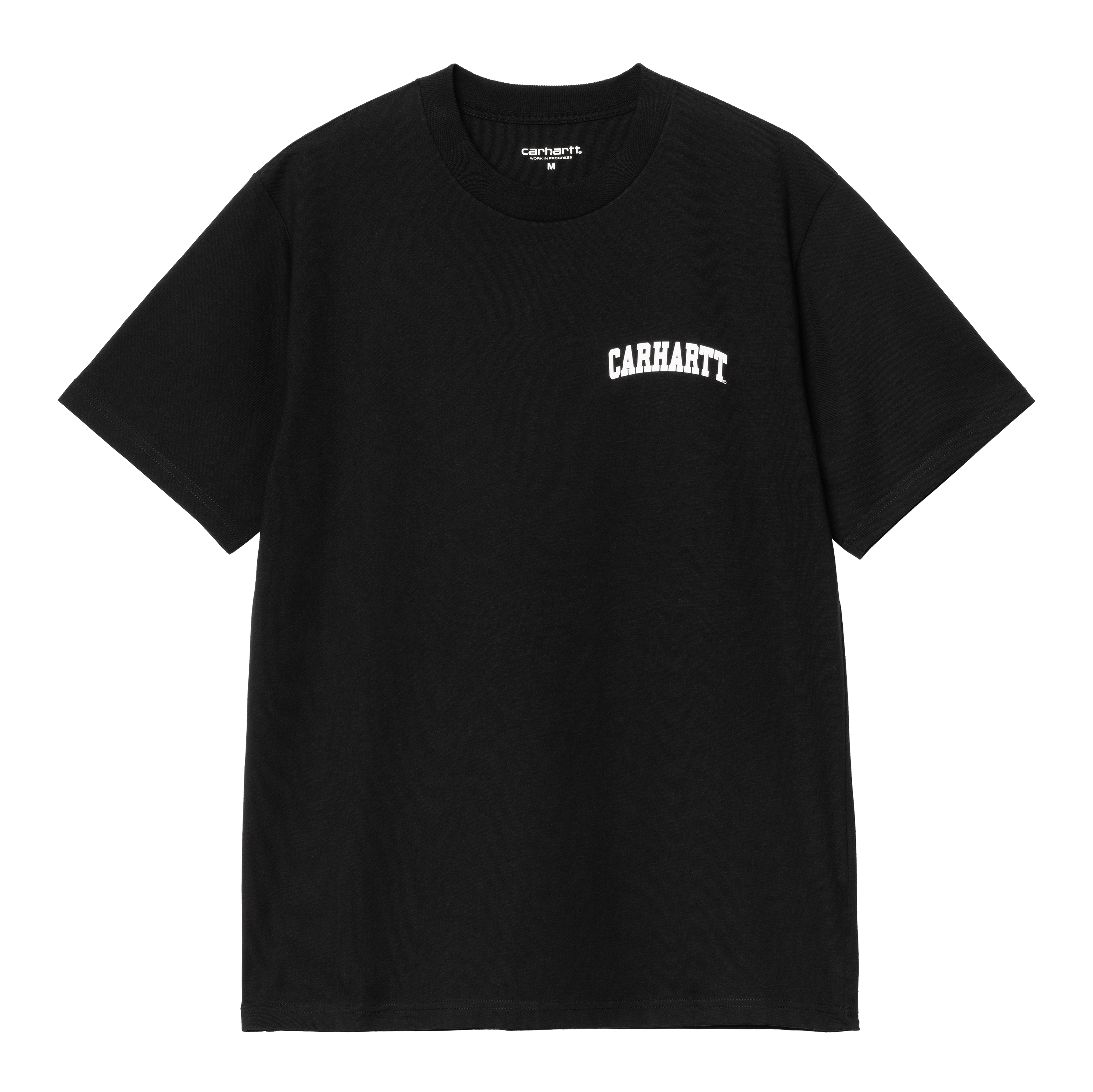 Carhartt WIP Short Sleeve University Script T-Shirt in Black