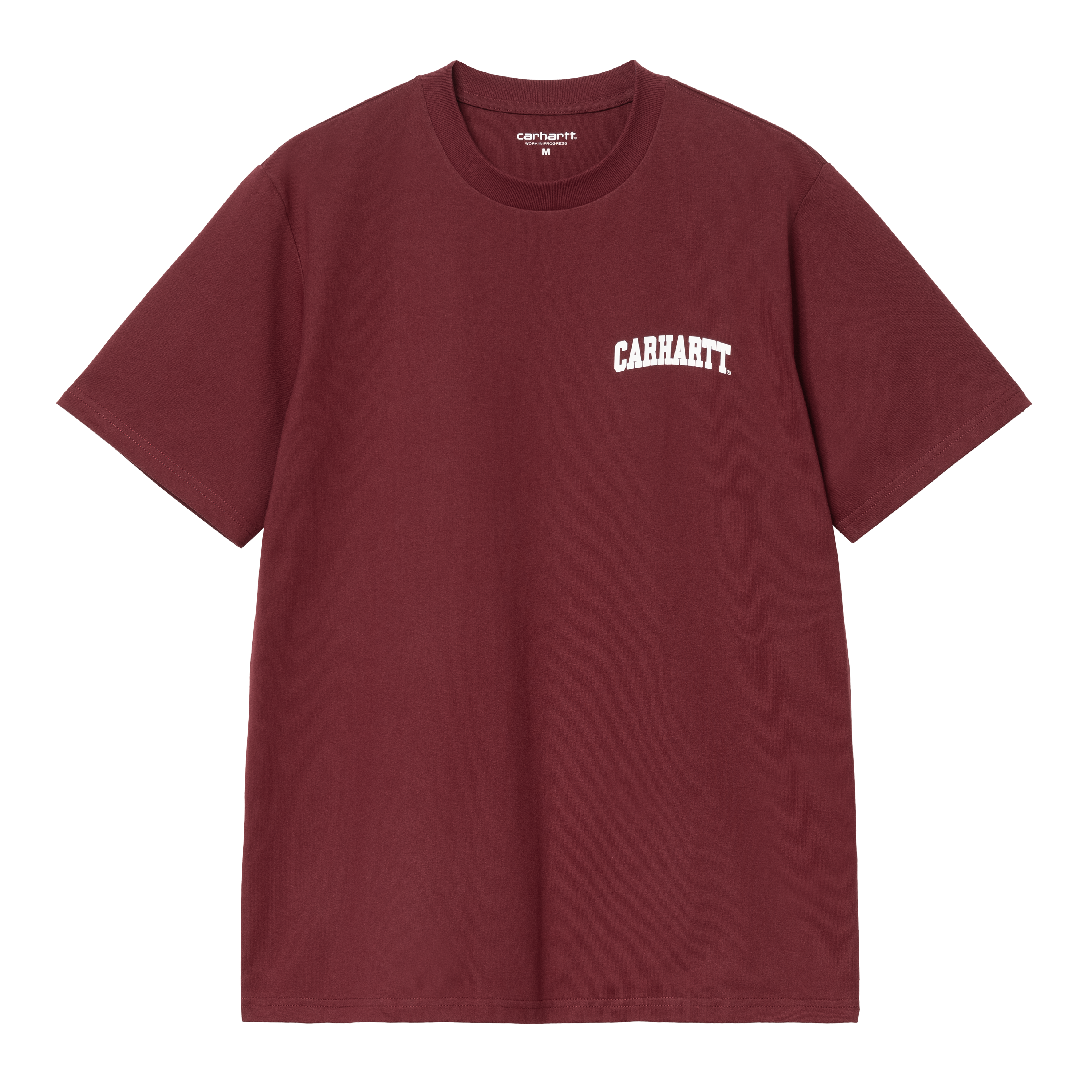 Carhartt WIP Short Sleeve University Script T-Shirt in Rot