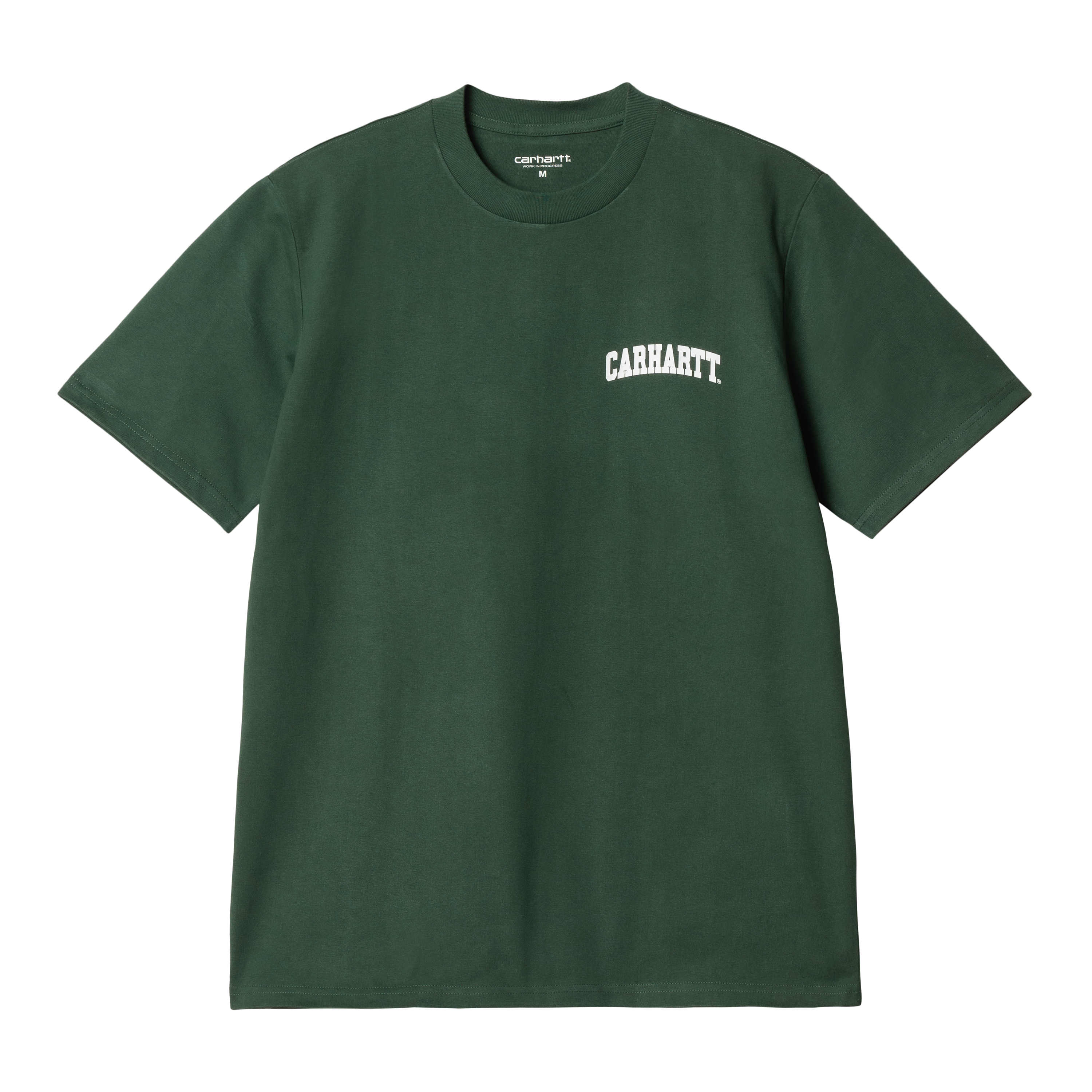 Carhartt WIP Short Sleeve University Script T-Shirt in Green