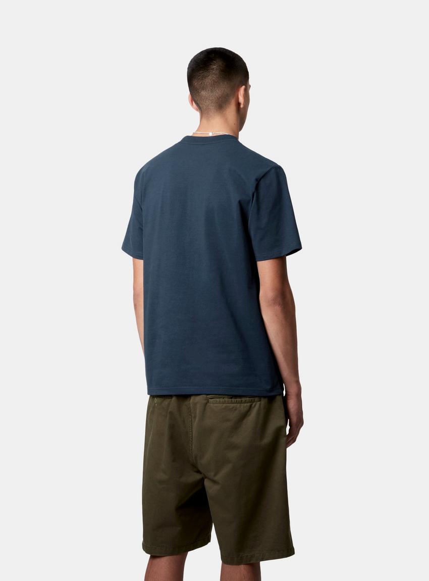 ★ドイツ発*carhartt WIP*新作*University Tシャツ/INK★ Carhartt WIP S/S University Script T-Shirt, Ink / White