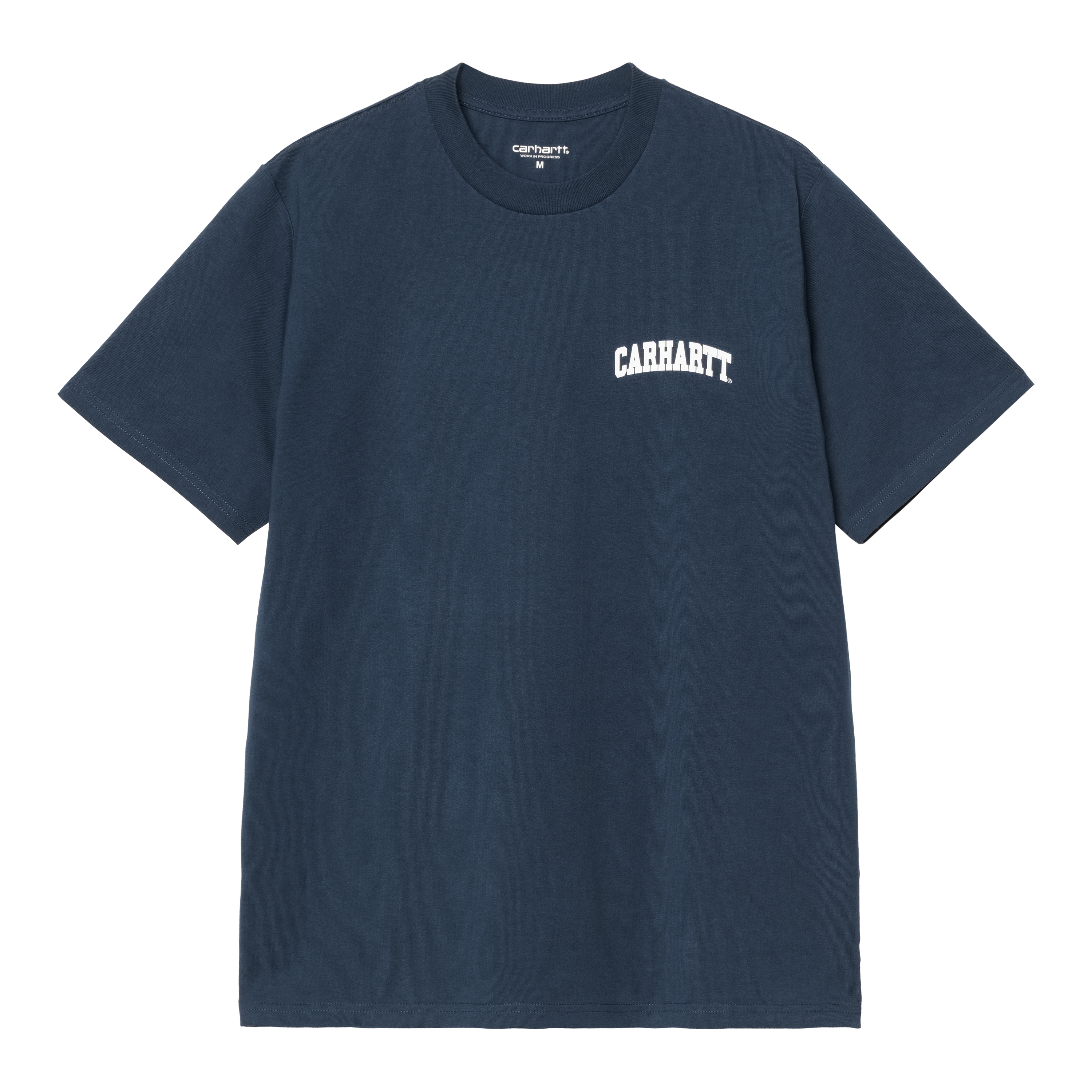 Carhartt WIP S/S University Script T-Shirt, Ink / White