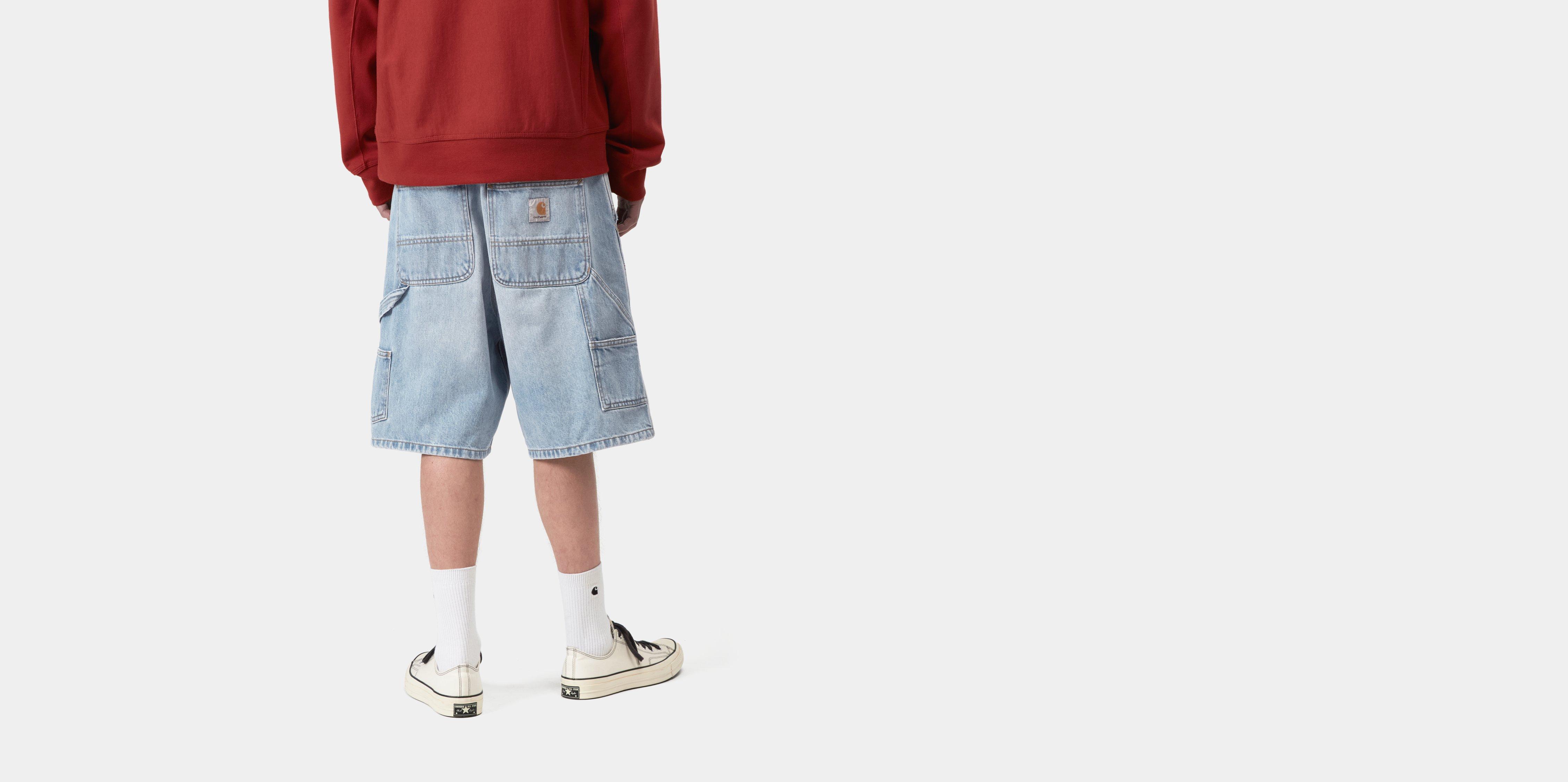 Carhartt WIP Double Knee Short, Blue | Official Online Store