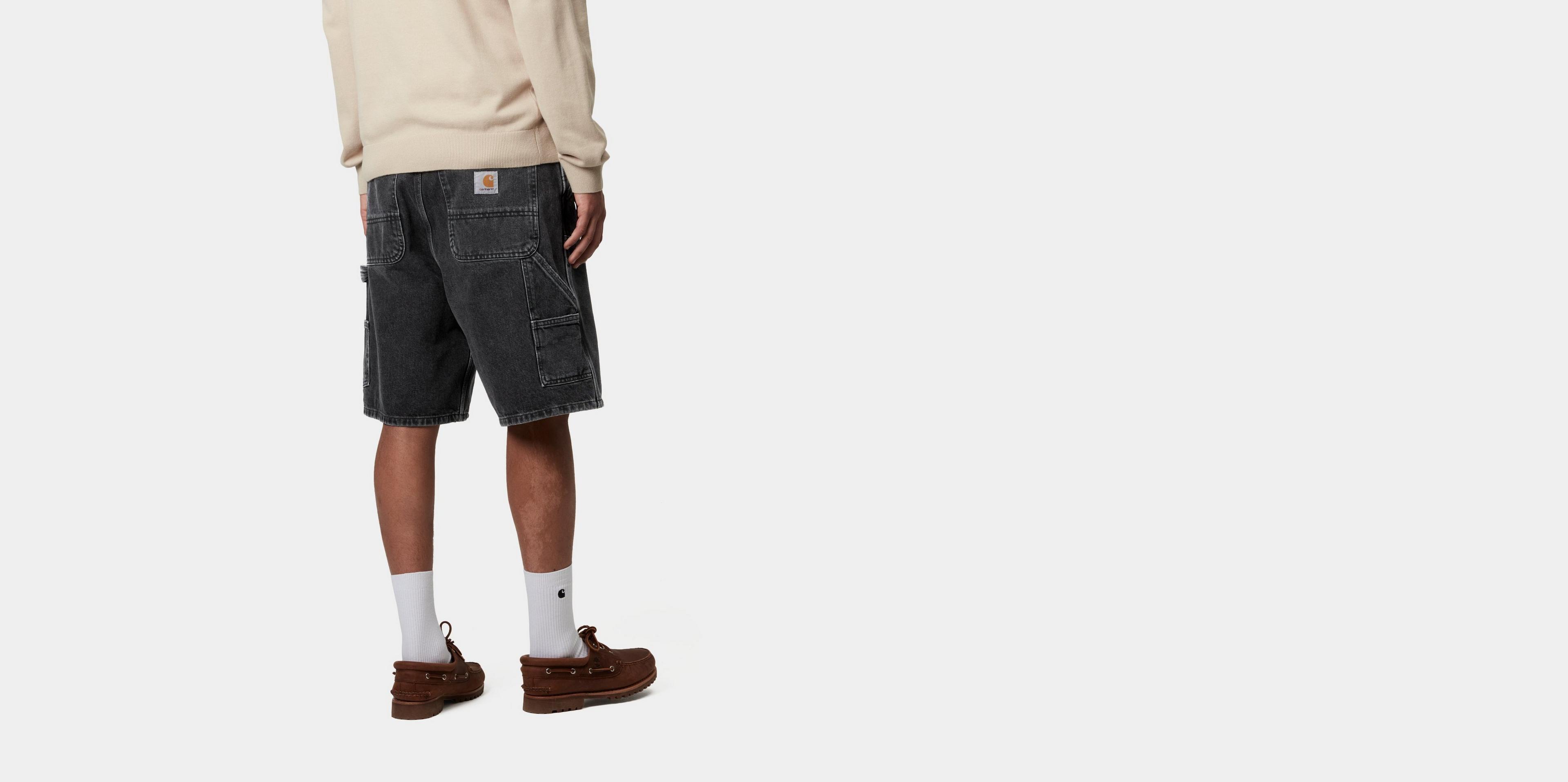 パンツ CARHARRT WIP DOUBLE KNEE SHORT Carhartt WIP Double Knee Short, Black | Official Online Store