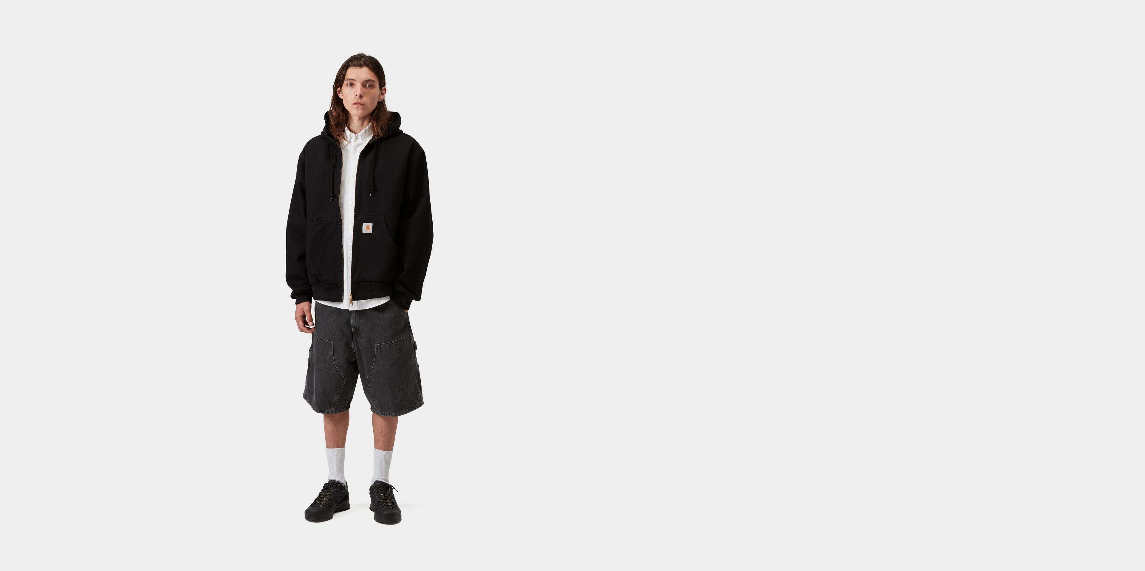 Carhartt WIP Double Knee Short, Black | Official Online Store