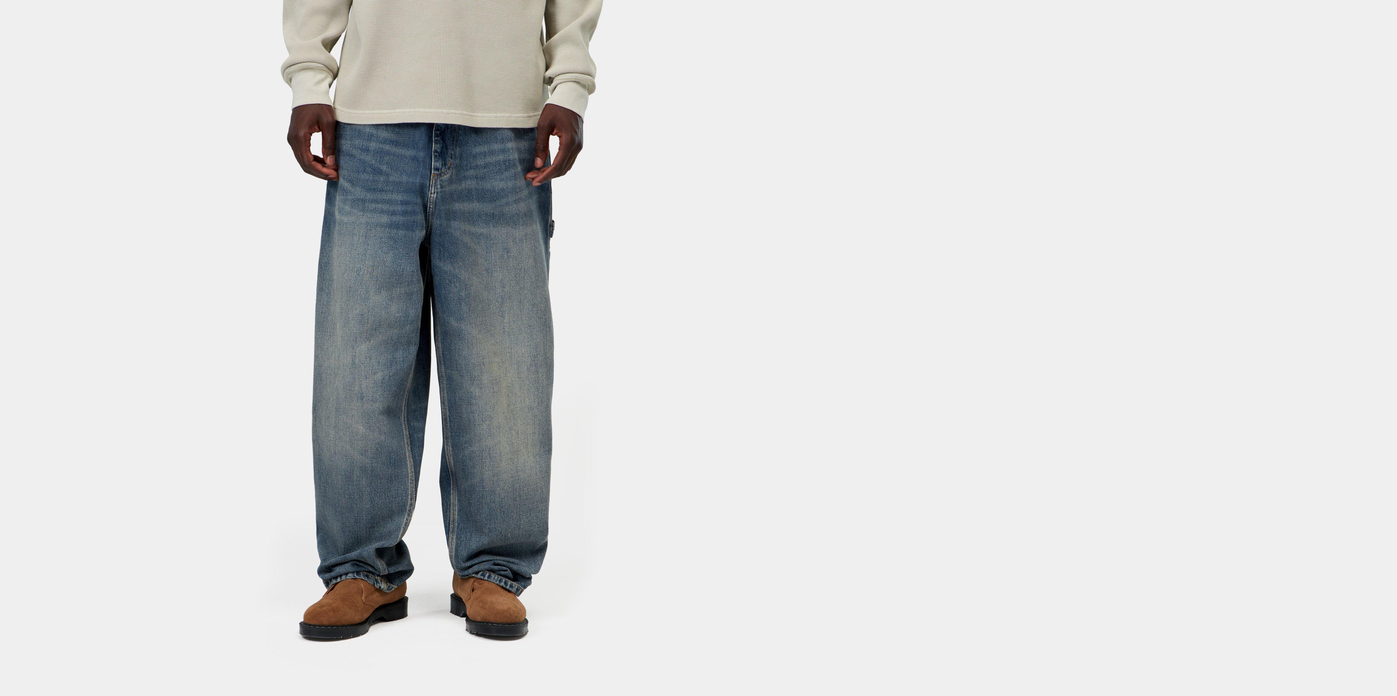 Carhartt WIP OG Single Knee Pant Blue worn used wash | XXL | Men