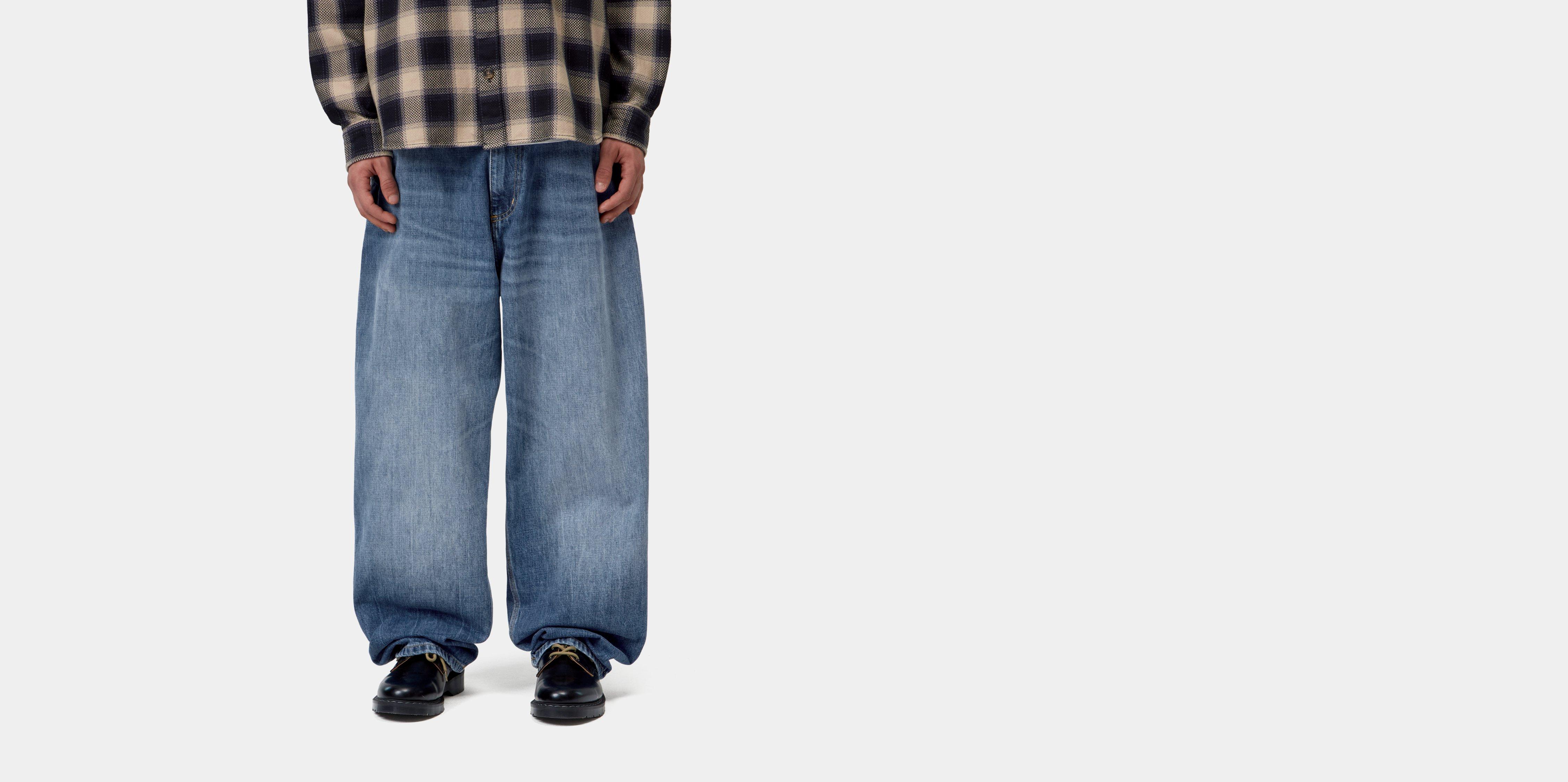 Carhartt WIP OG Single Knee Pant Blue marble used wash | XXL | Men