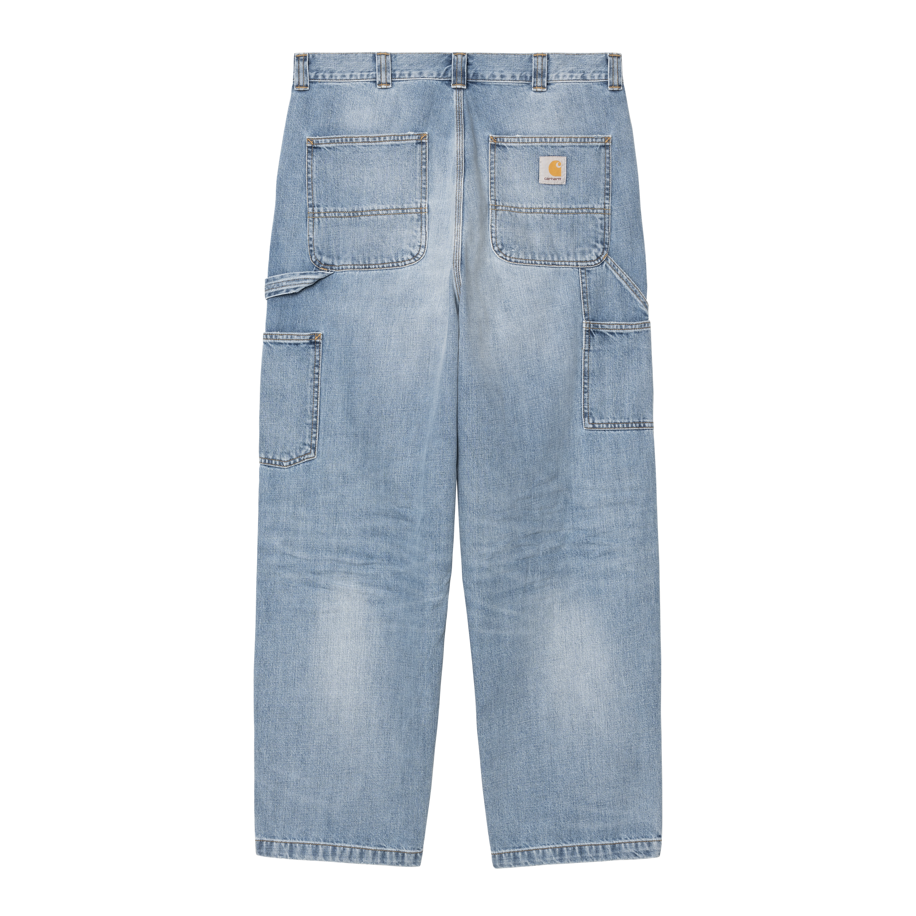 Carhartt OG SINGLE KNEE PANT ストライプ Carhartt WIP OG Single Knee Pants - black (seaton stripe