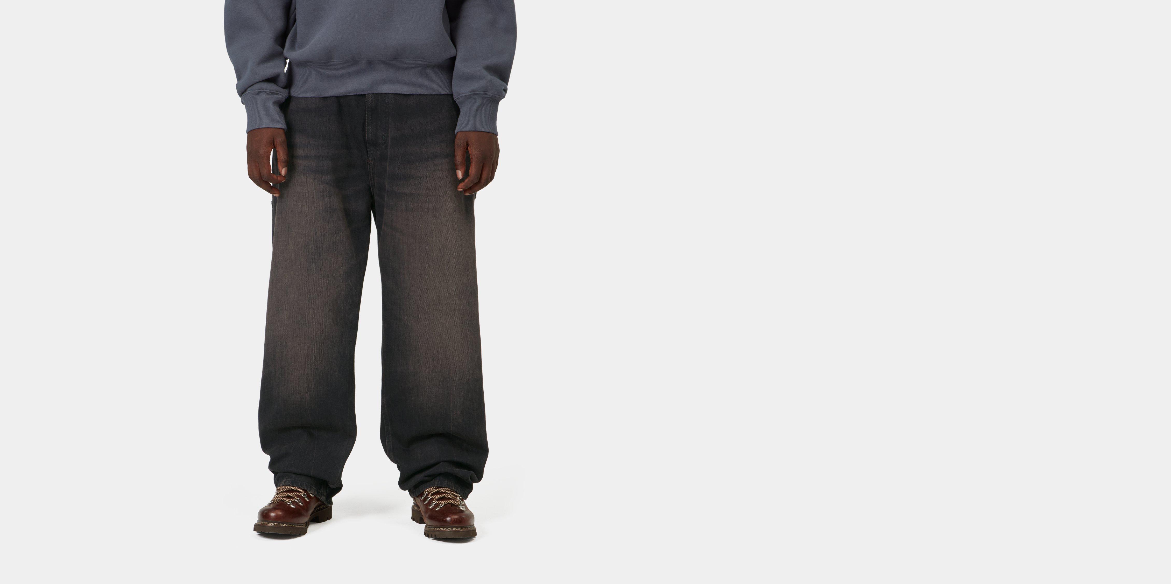 Carhartt WIP OG Single Knee Pant Black marble dark worn | M | Men