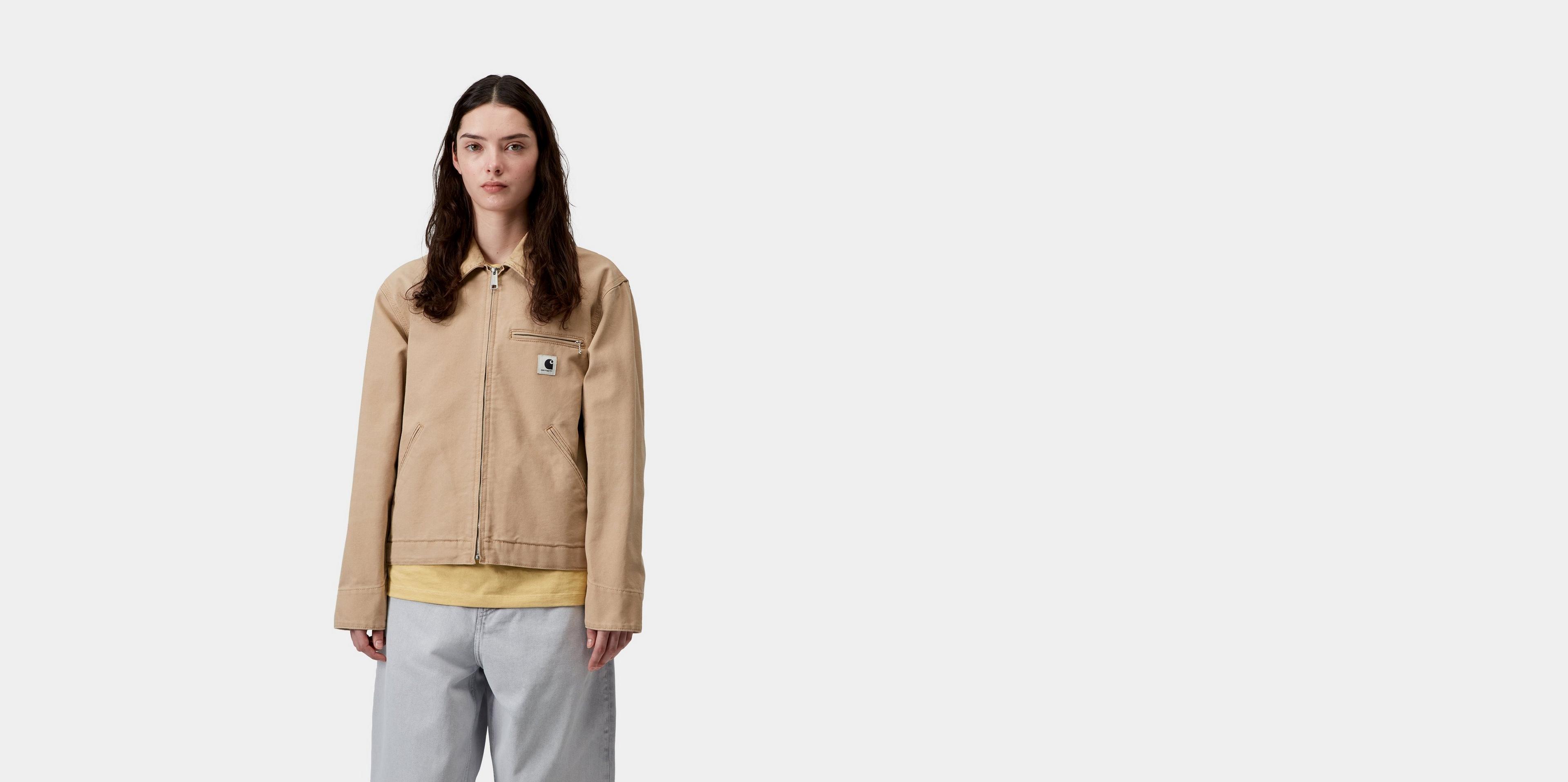 Carhartt WIP Women's OG Detroit Jacket, Dusty H Brown / Dusty H