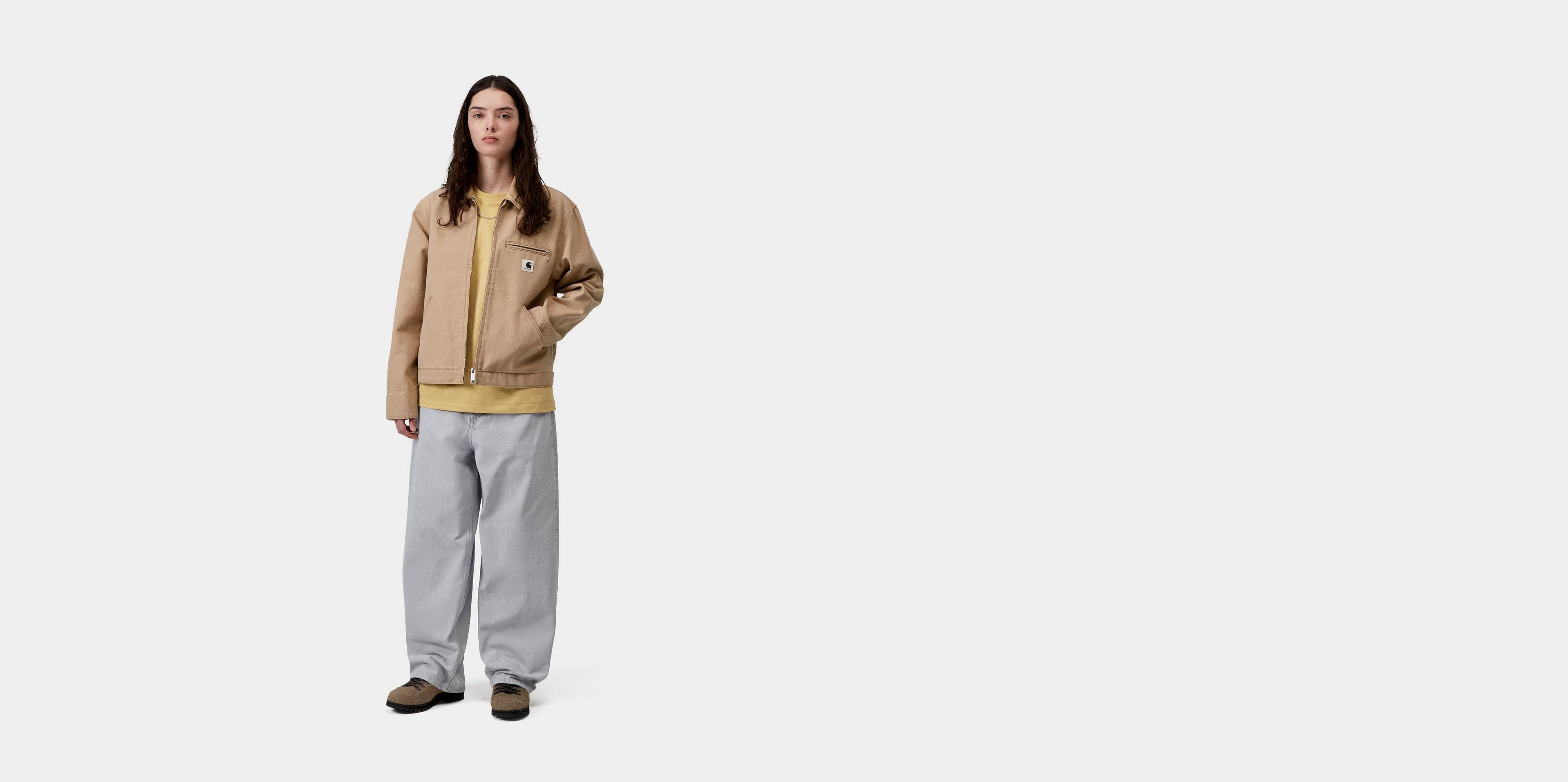 Carhartt WIP Women's OG Detroit Jacket, Dusty H Brown / Dusty H