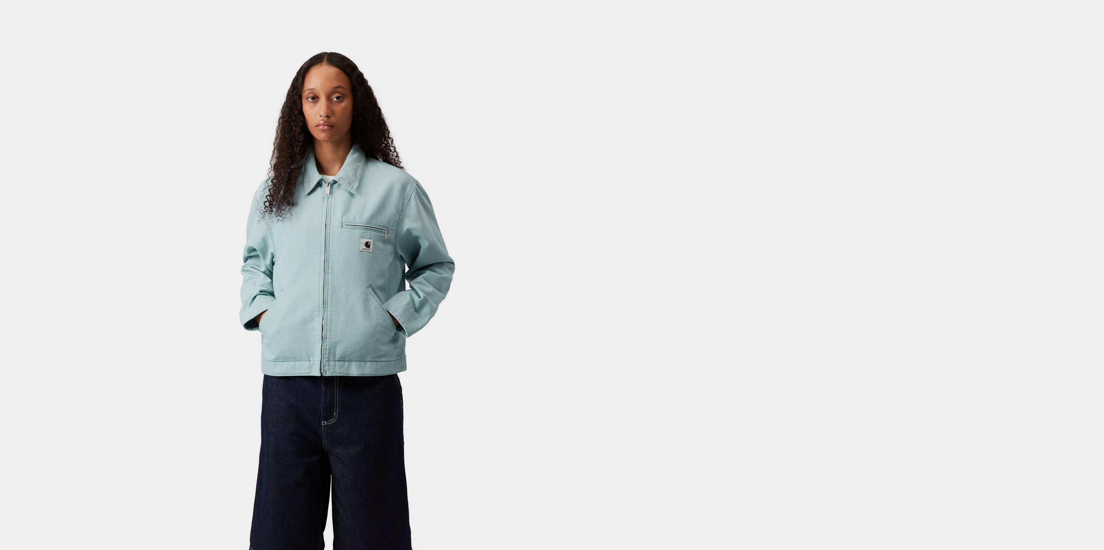 Carhartt WIP Women's OG Detroit Jacket, Tourmaline / Tourmaline