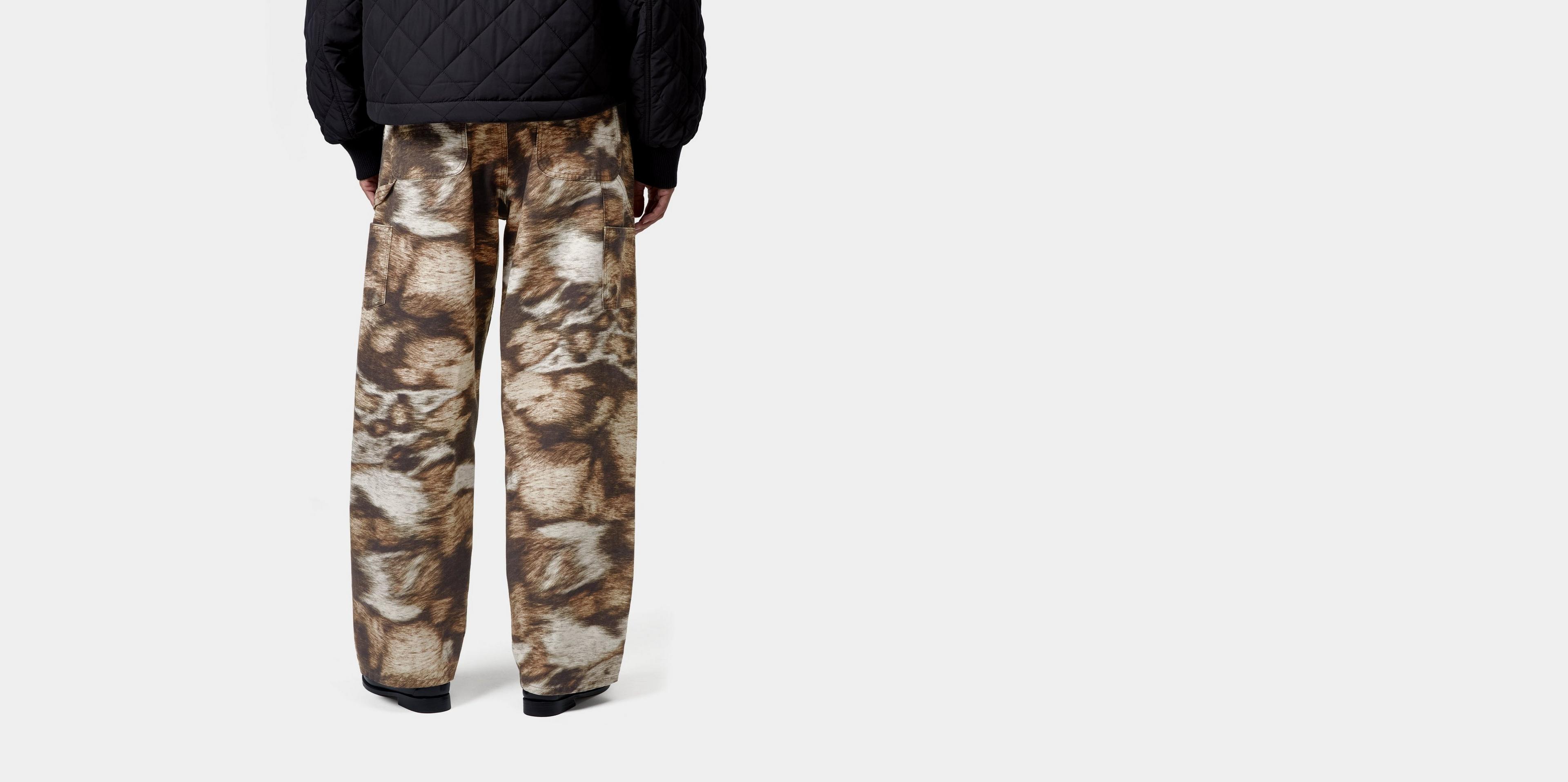 パンツ Carhartt wip Wild dog SINGLE KNEE PANT Carhartt WIP Women's Brandon Single Knee Pant, Wild Dog Print