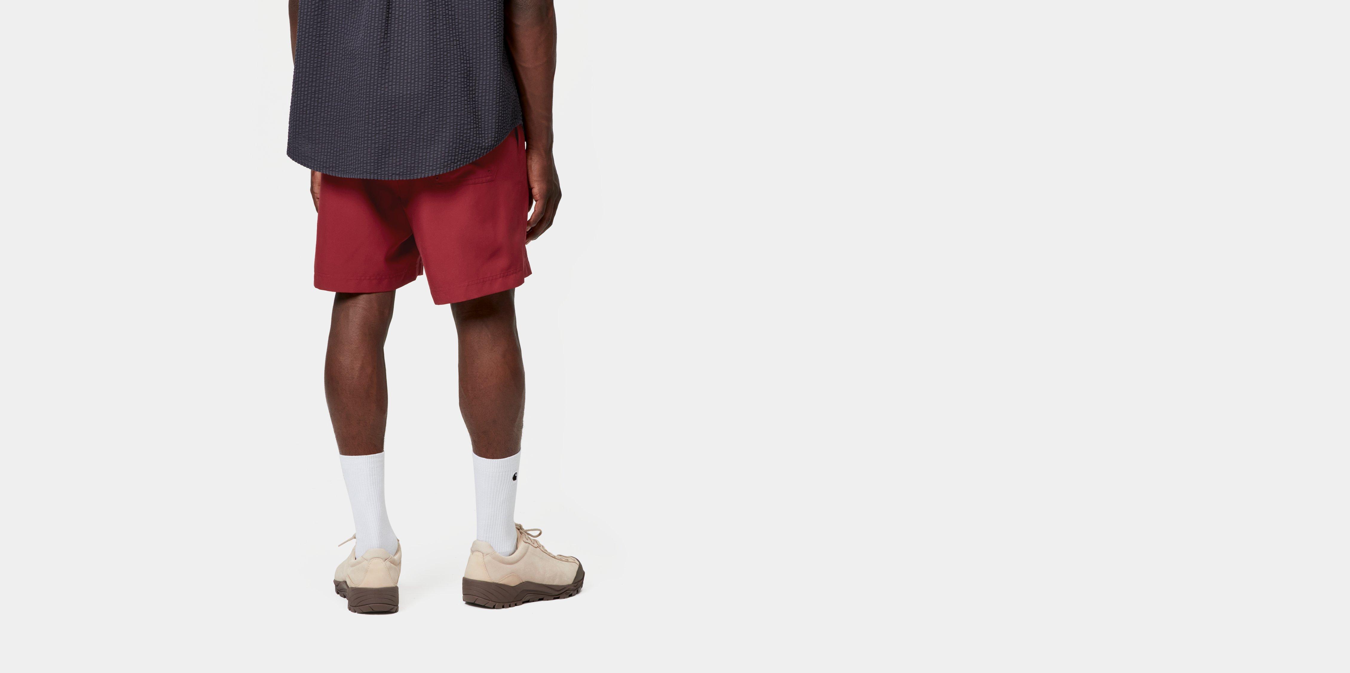 Carhartt WIP Chase Swim Trunks in Red