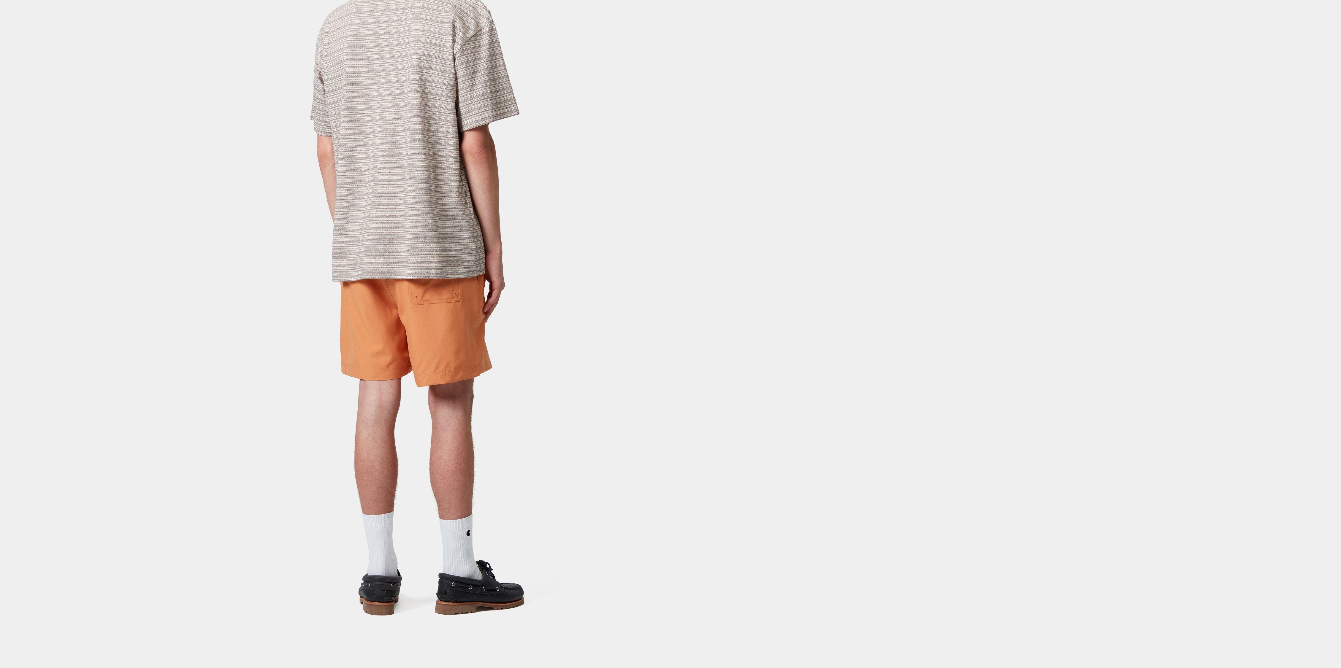 Carhartt WIP Chase Swim Trunks, Redhaven / Gold | Official Online