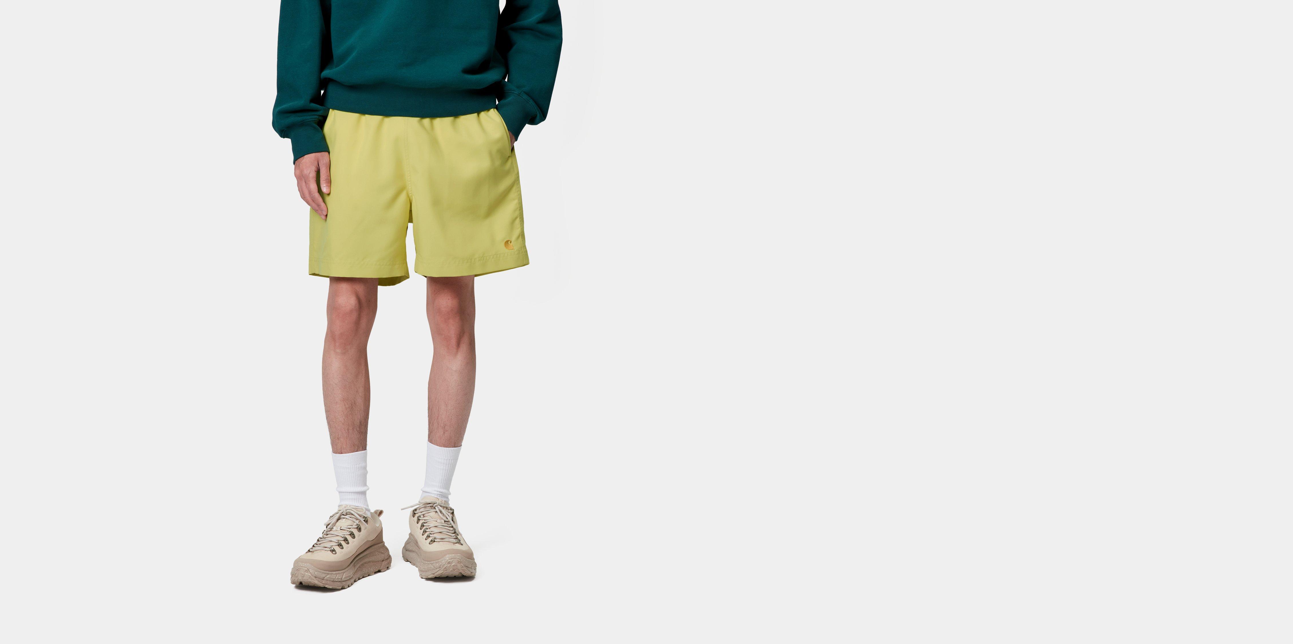 Carhartt WIP Chase Swim Trunks in Yellow