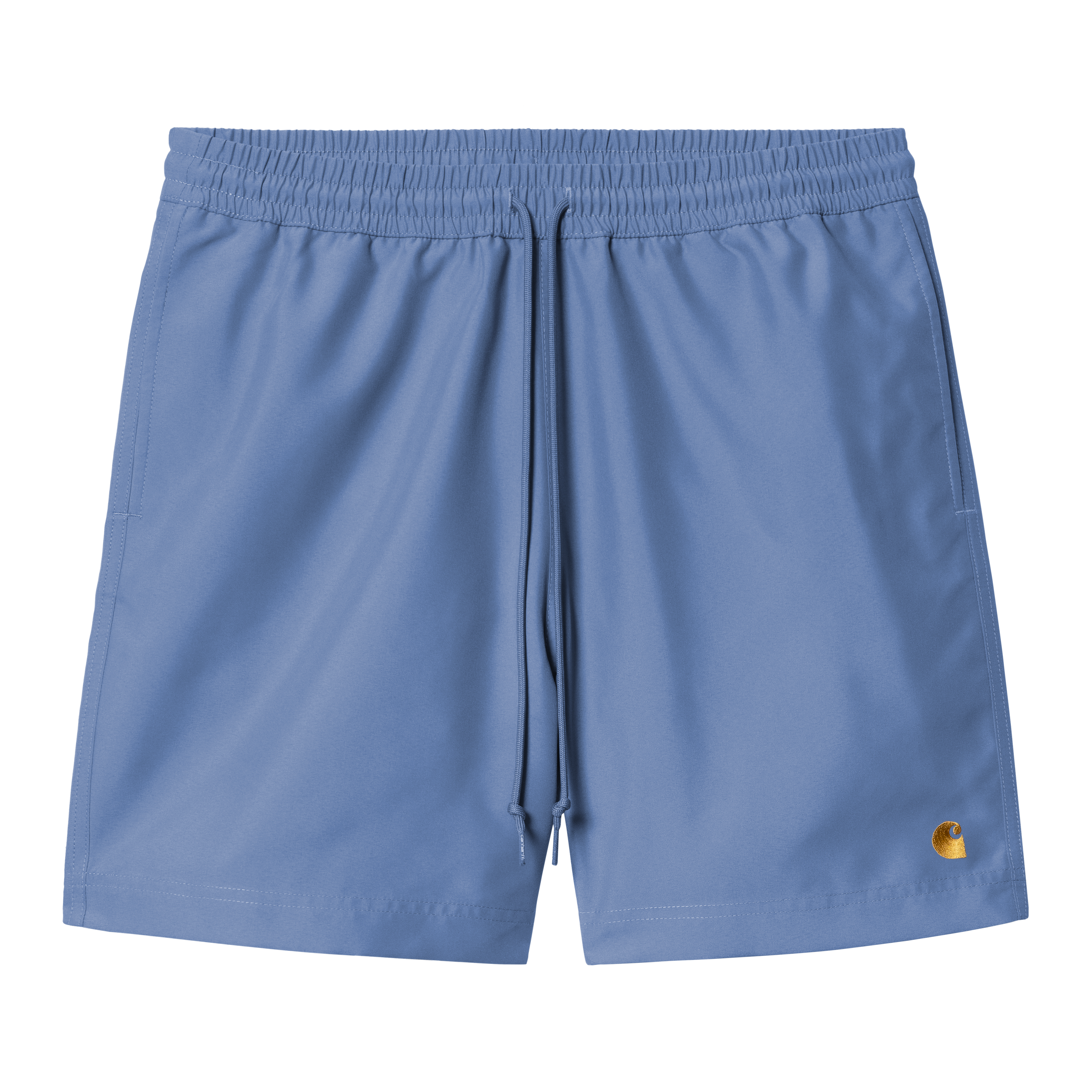 Carhartt WIP Chase Swim Trunks, Curacao / Gold | Official Online Store