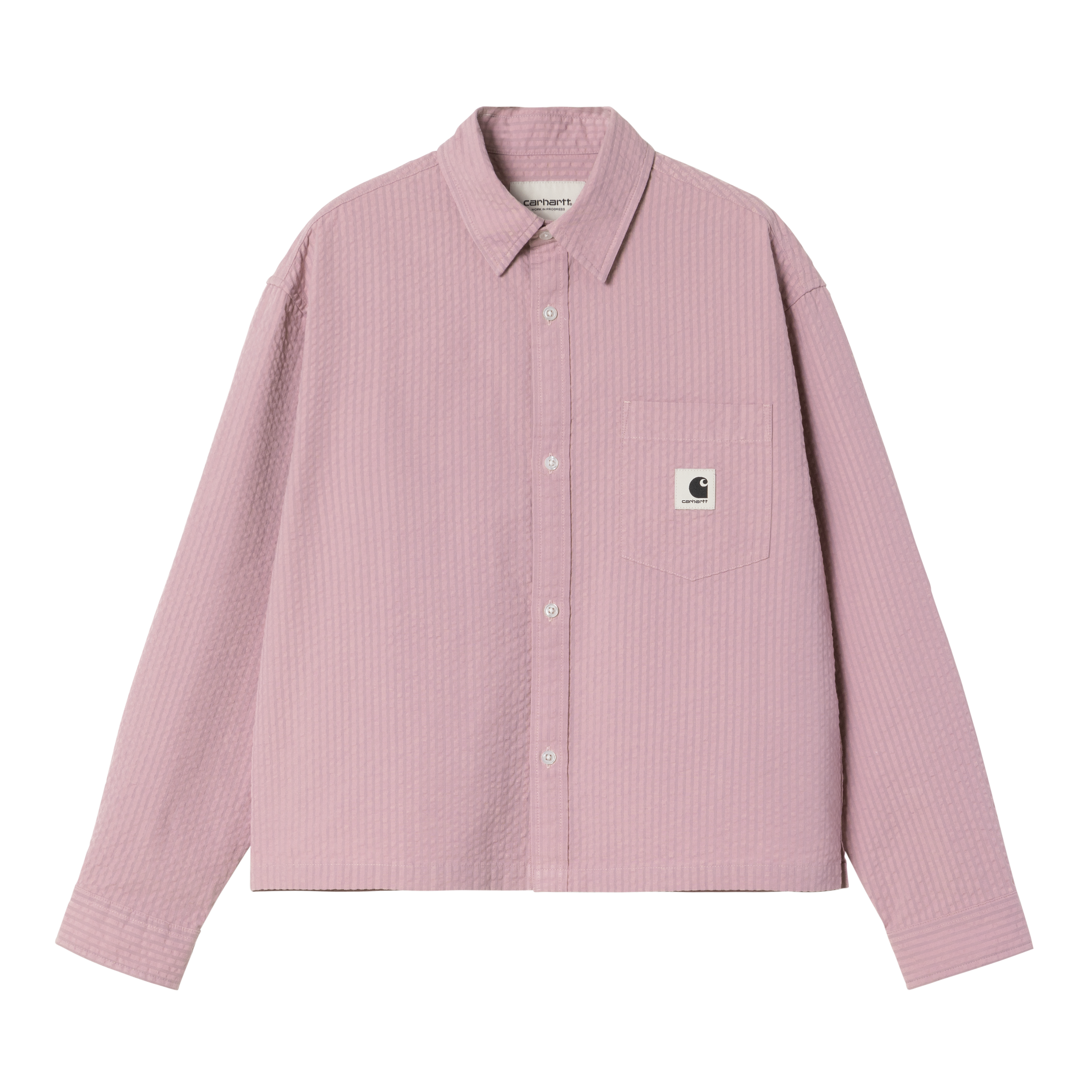 Carhartt WIP Women’s Long Sleeve Toland Shirt in Roze