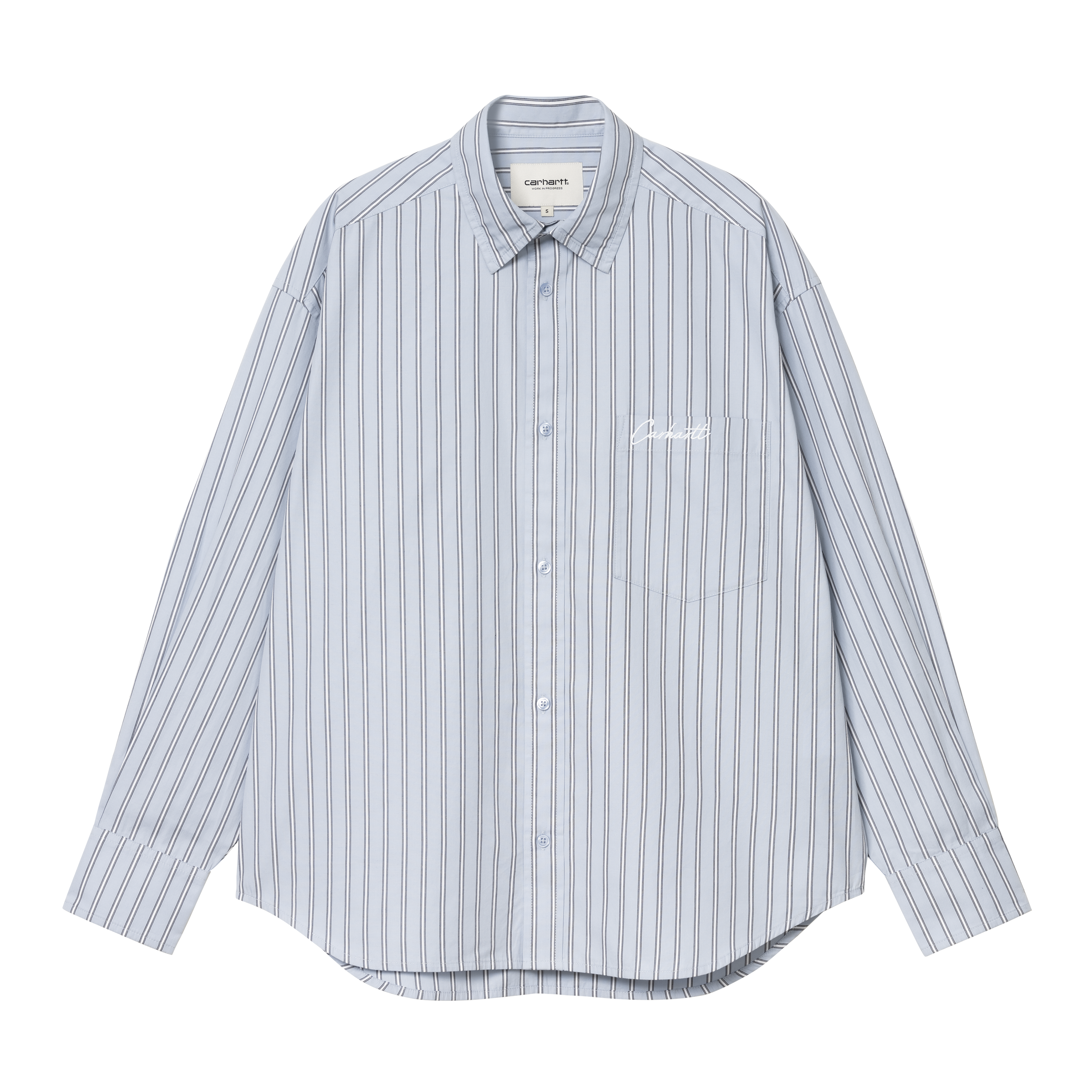 Carhartt WIP Women’s Long Sleeve Grimsby Shirt in Blau