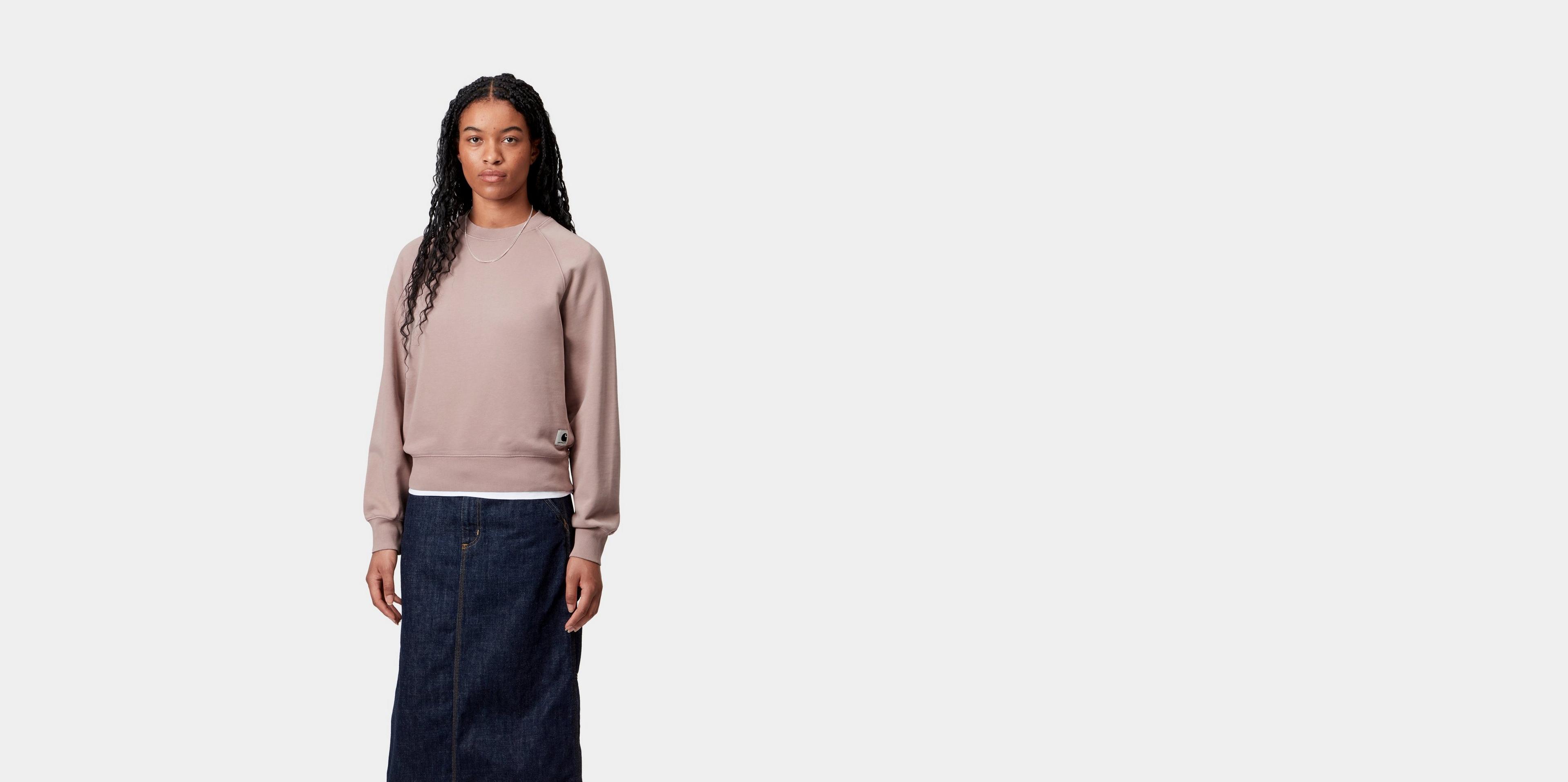 スウェット・トレーナー Carhartt Wip Hudson Sweatshirt In Daphne Colour Carhartt WIP Hudson Sweatshirt, Daphne | Official Online Store