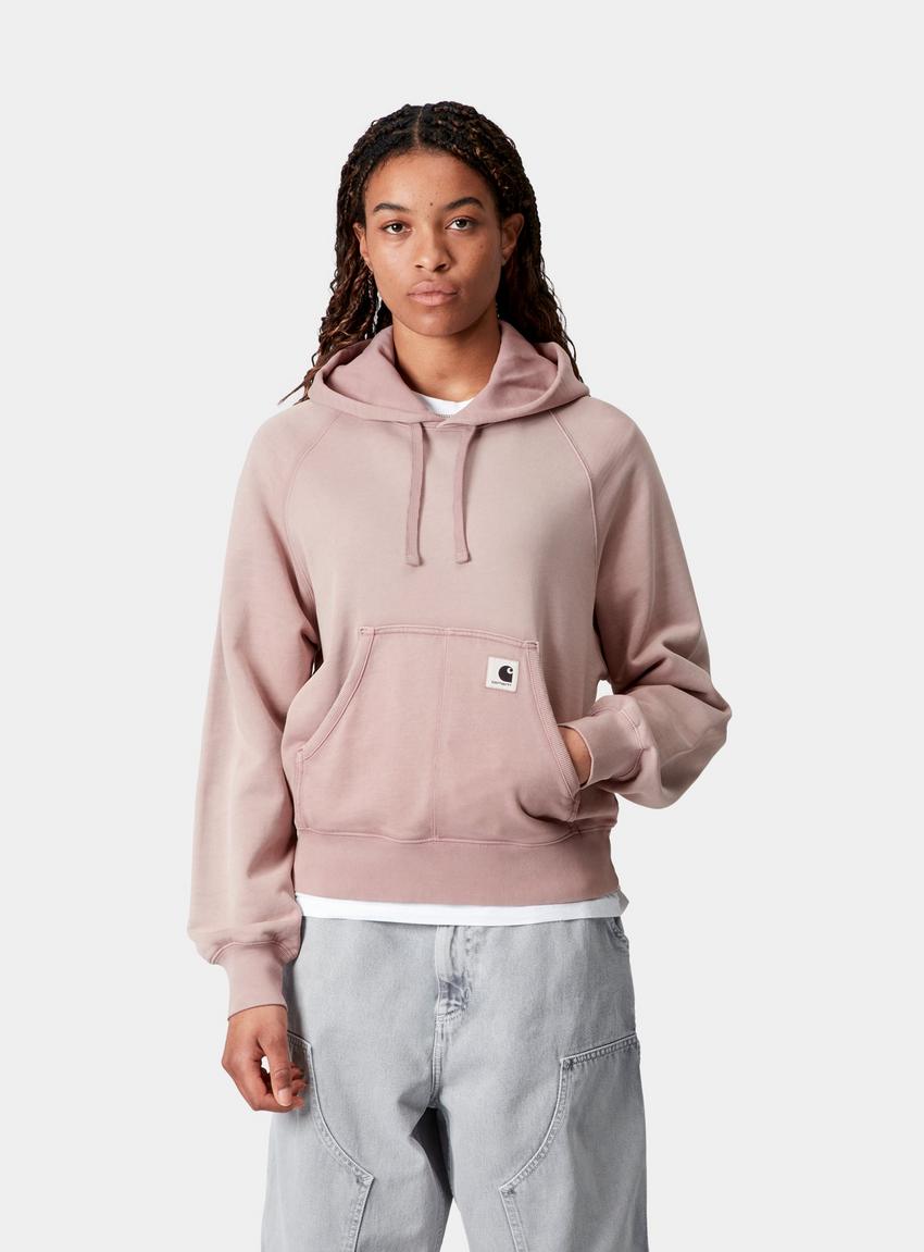 ★ドイツ発*carhartt WIP*新作*Hudson スウェット/DAPHNE★ Carhartt WIP W' Hooded Hudson Sweatshirt, Daphne | Official
