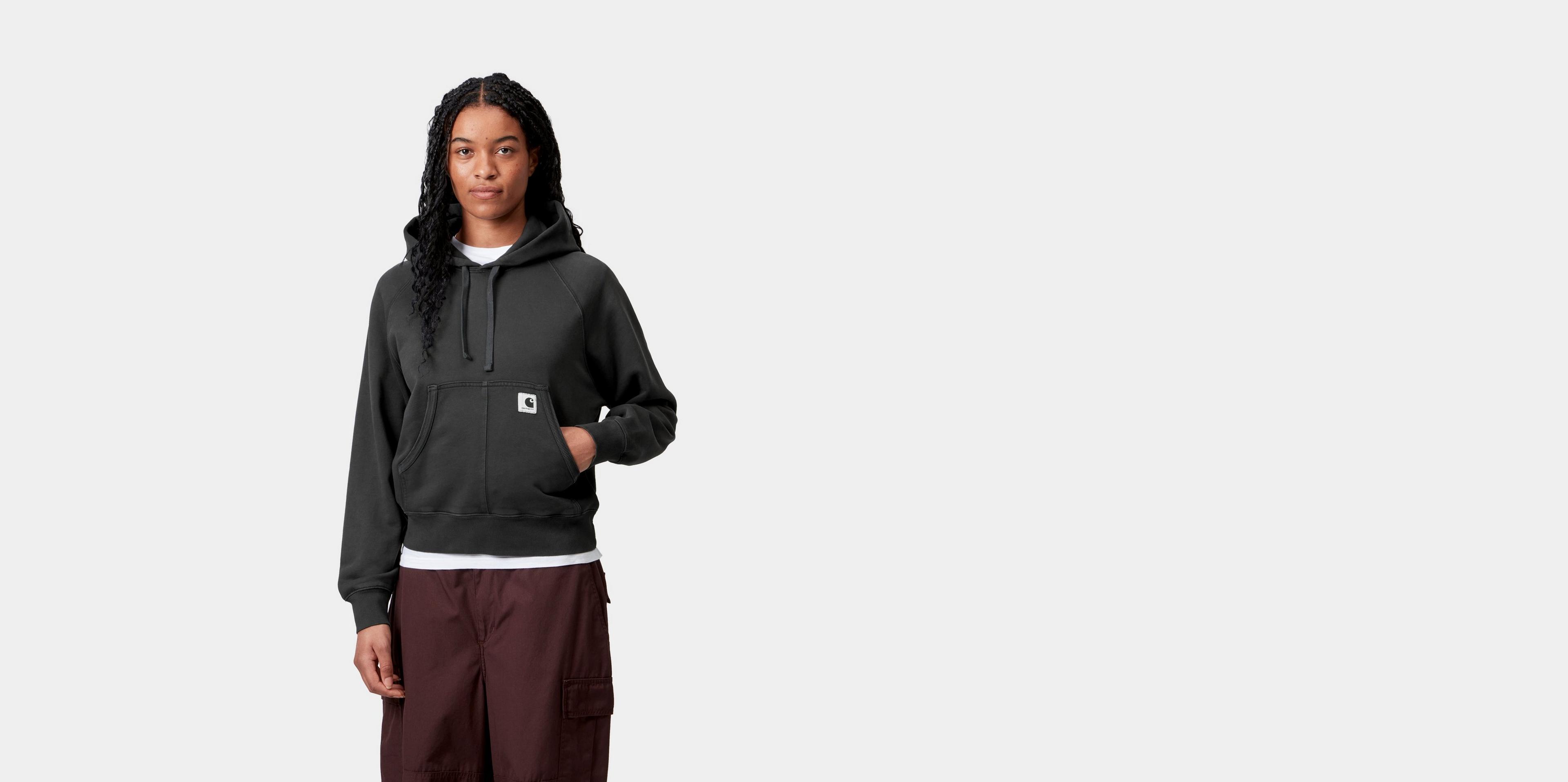Carhartt WIP W' Hooded Hudson Sweatshirt, Black | Official