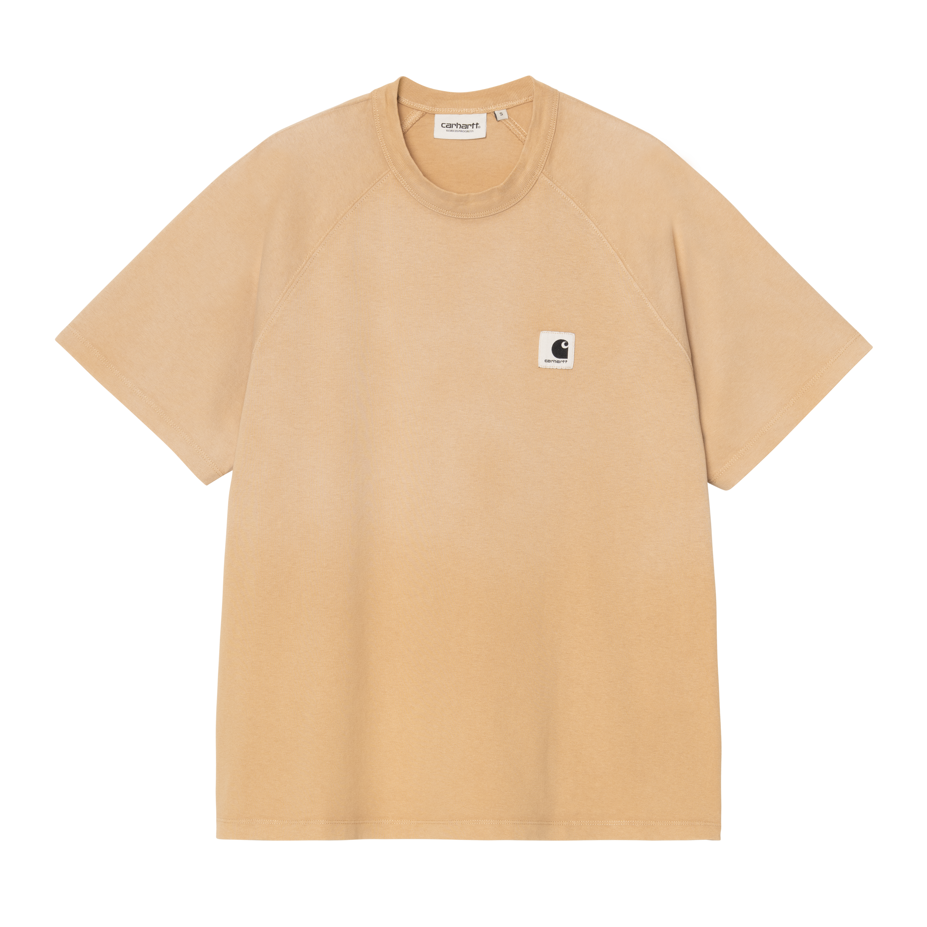 【Carhartt】 ★ S/S HONUS T-SHIRT ★ WIDE FIT Carhartt WIP W' S/S Hudson T-Shirt, Dusty H Brown | Official
