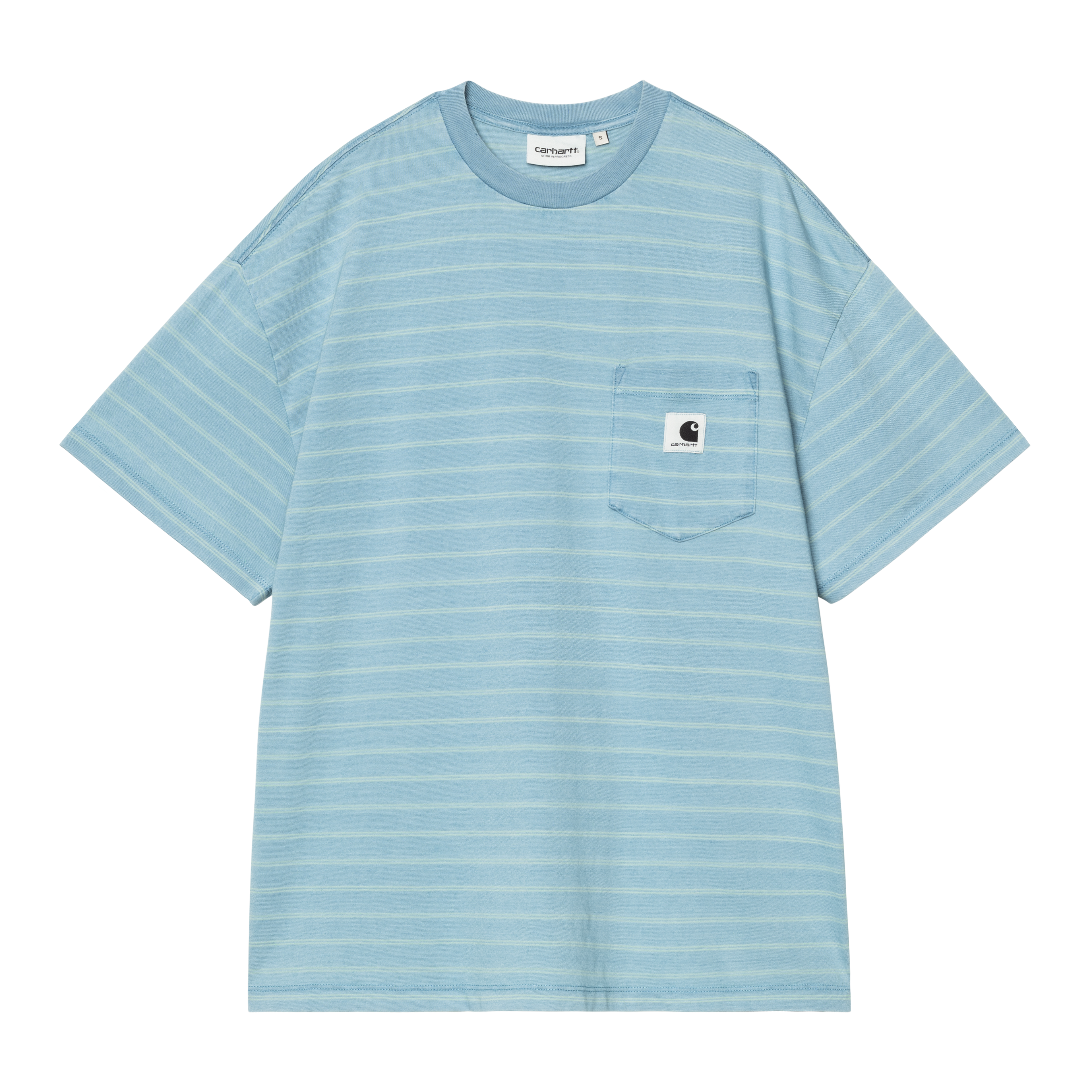 ★ドイツ発*carhartt WIP*新作*Brodine stripe Tシャツ/UD★ Carhartt WIP W' S/S Brodina T-Shirt, Brodina Stripe, Saguaro