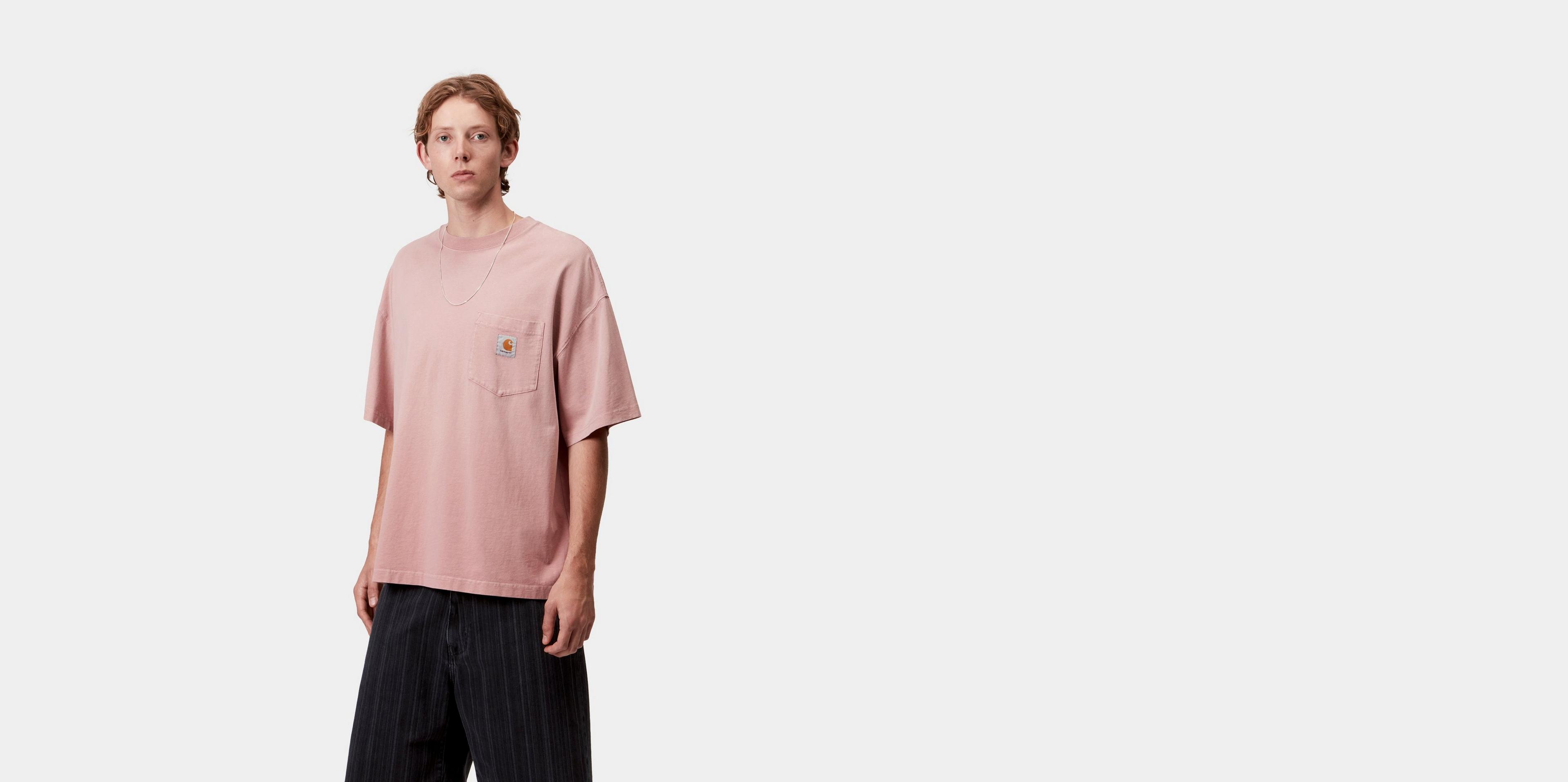 Carhartt WIP S/S Hudson Pocket T-Shirt, Daphne | Official Online Store