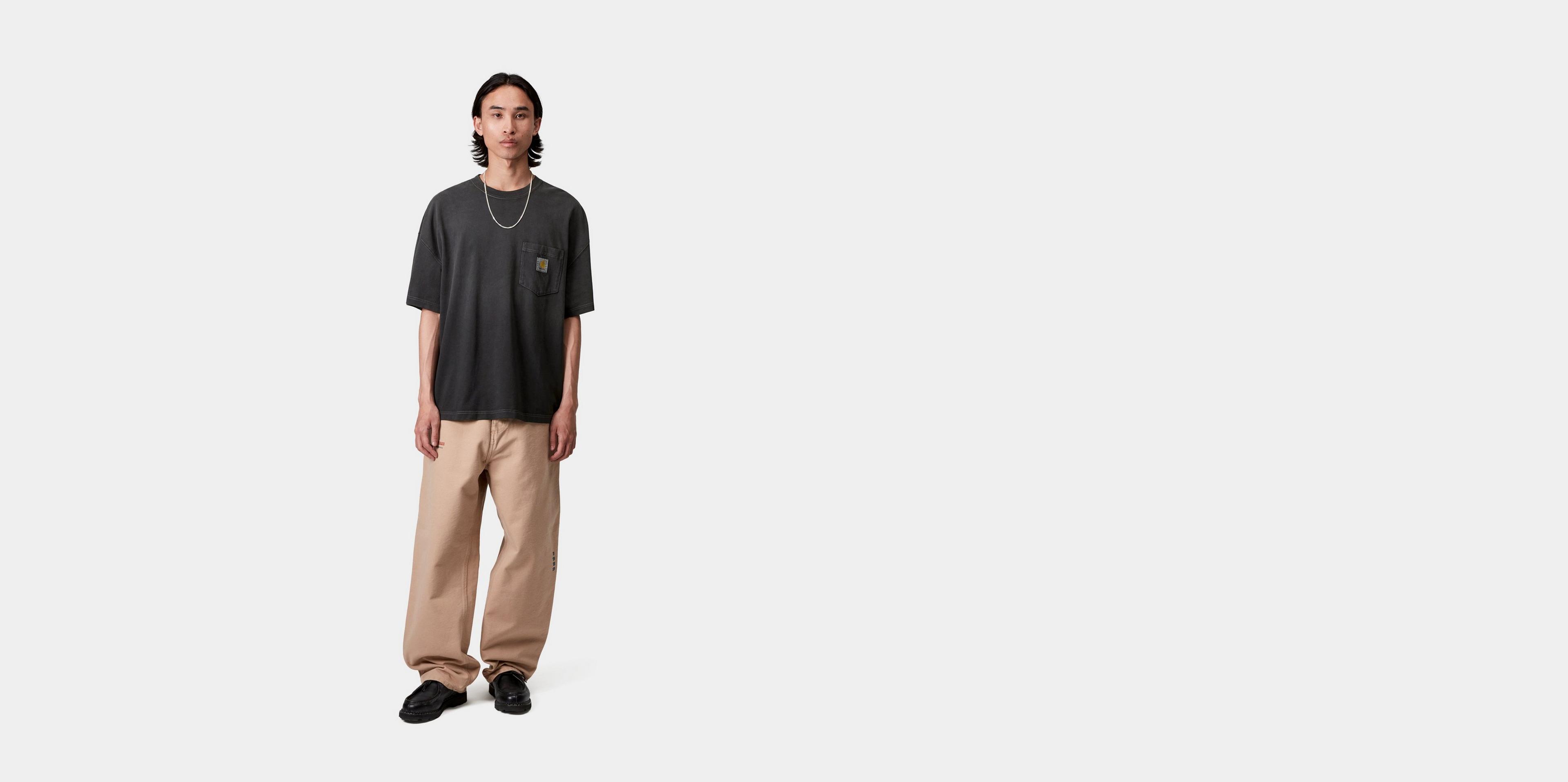 Carhartt WIP S/S Hudson Pocket T-Shirt, Black | Official