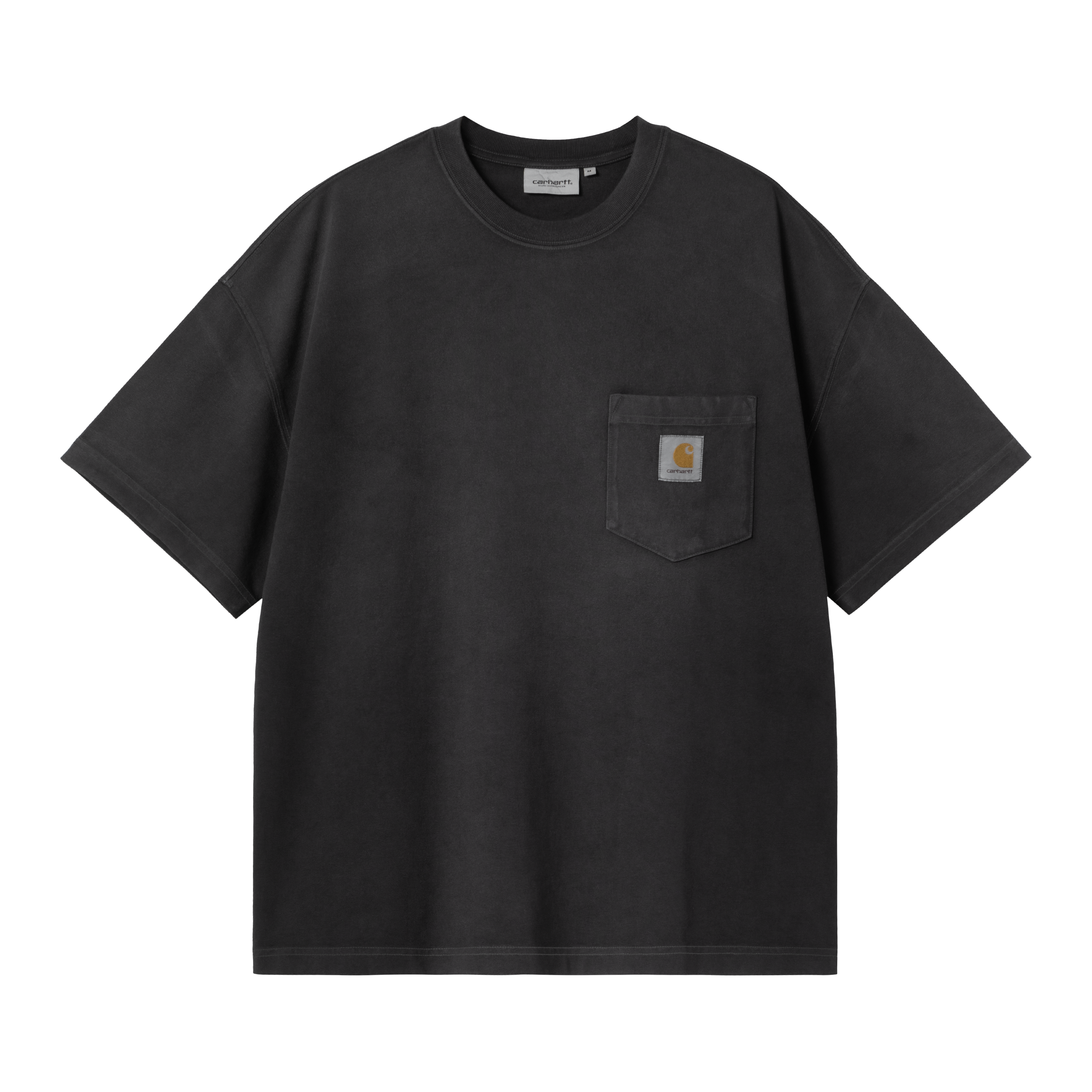 Carhartt WIP Short Sleeve Hudson Pocket T-Shirt in Black