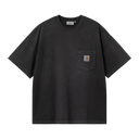 【Carhartt】 ★ S/S HUDSON POCKET T-SHIRT ★ BOXY LOOSE FIT CARHARTT WIP S/S Hudson Pocket T-Shirt Black
