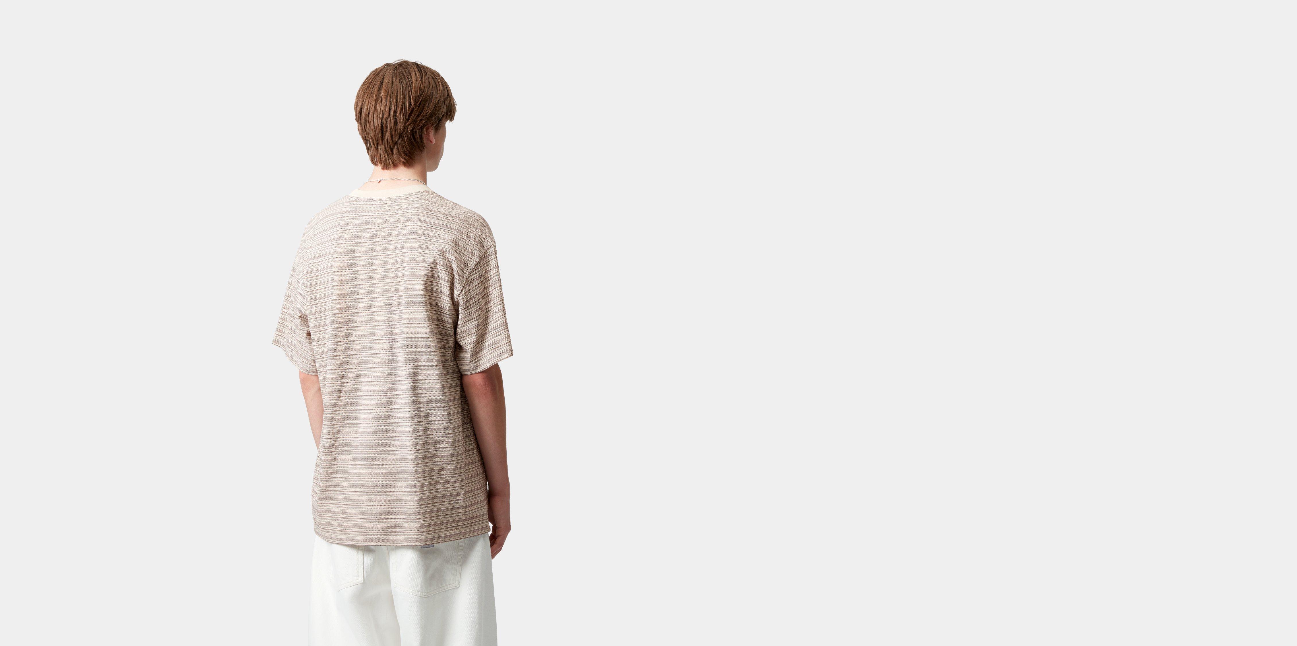 Carhartt WIP Short Sleeve Gellar Pocket T-Shirt in Beige
