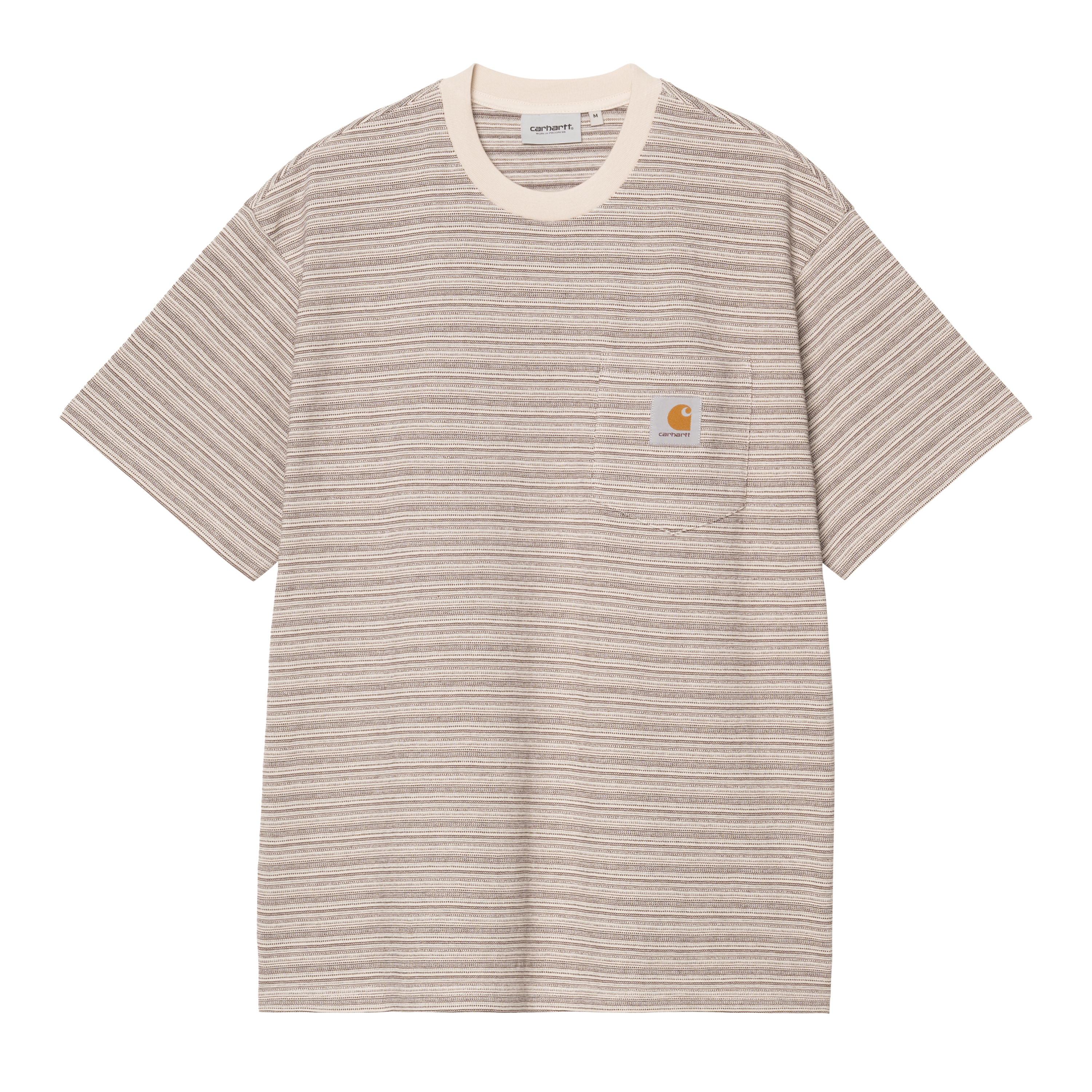 Carhartt WIP Short Sleeve Gellar Pocket T-Shirt in Beige